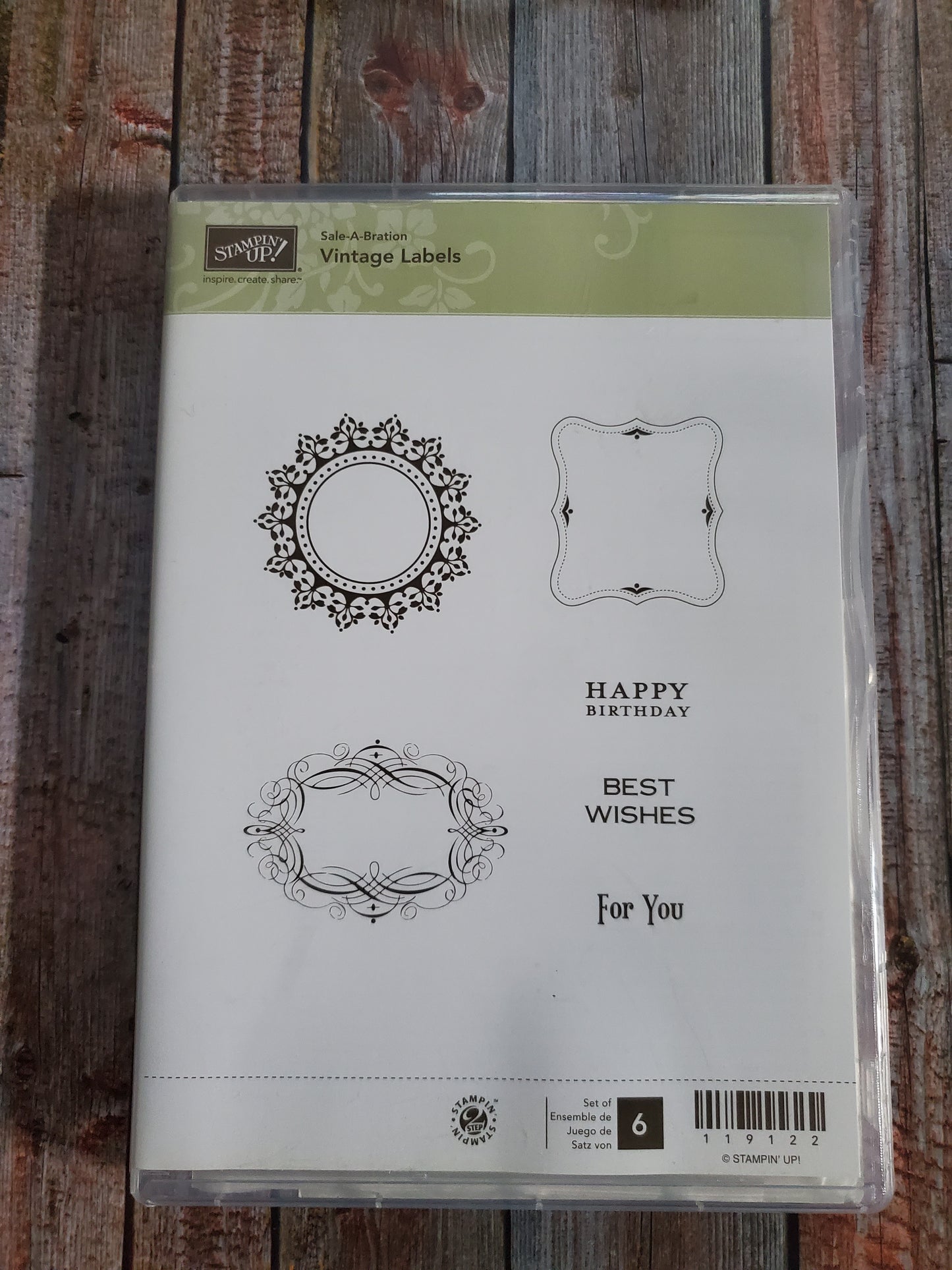 Stampin' UP! "Vintage Labels " Stamp Set