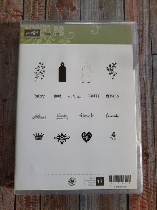 Stampin' UP! "Tiny Tags " Stamp Set