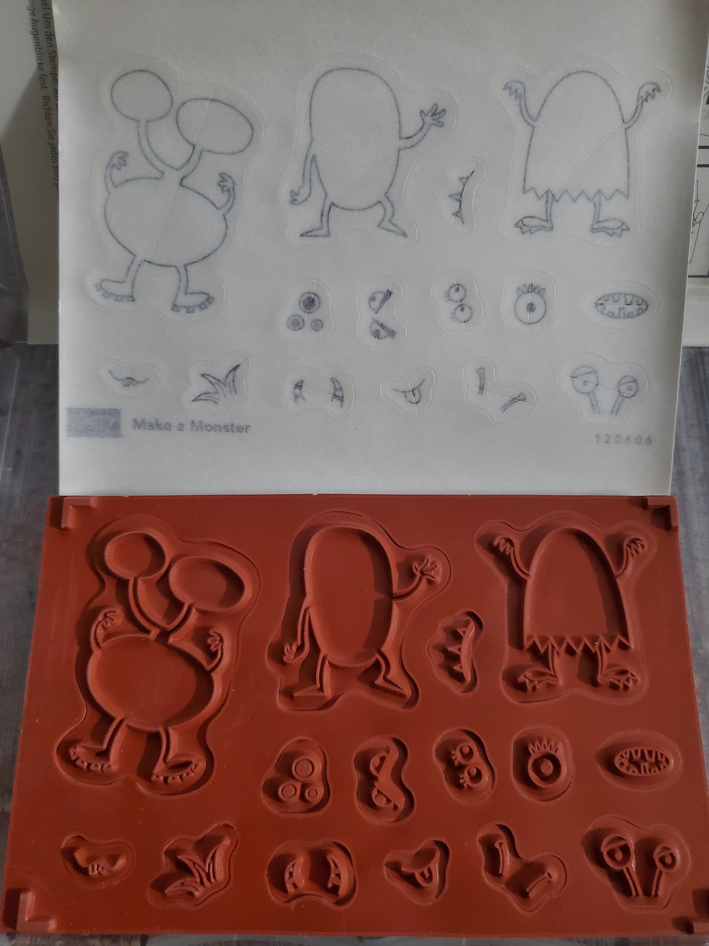 Stampin' UP! "Make a Monster" Stamp Set