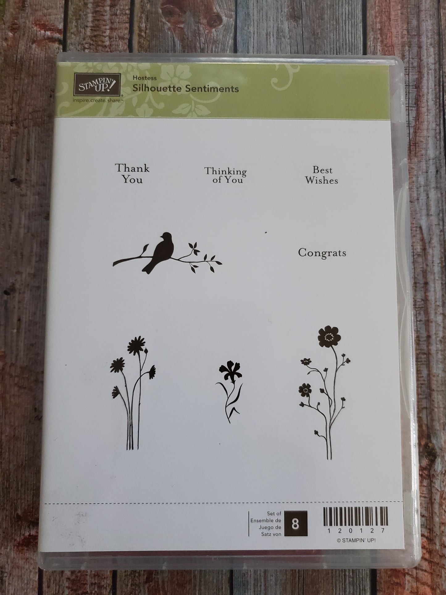 Stampin' UP! "Silhouette Sentiments" Stamp Set