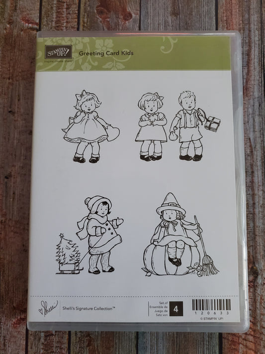 Stampin' UP! "Greeting Card Kids" Stamp Set