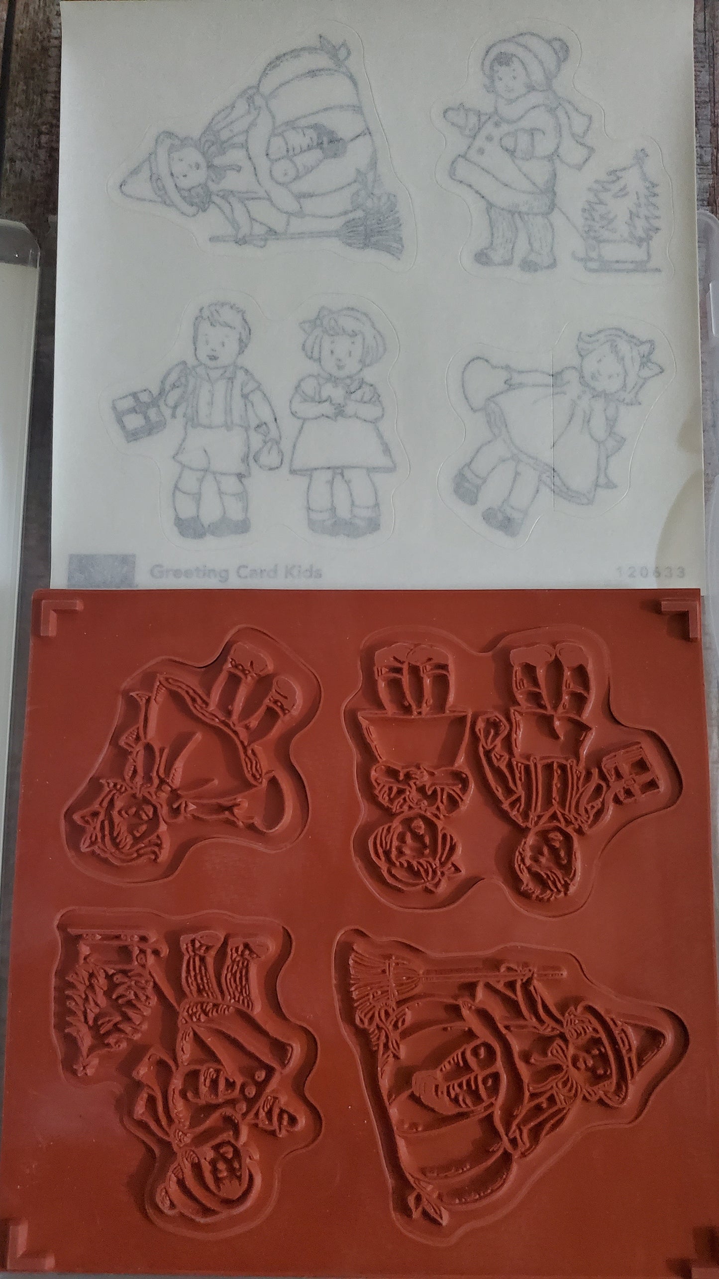 Stampin' UP! "Greeting Card Kids" Stamp Set