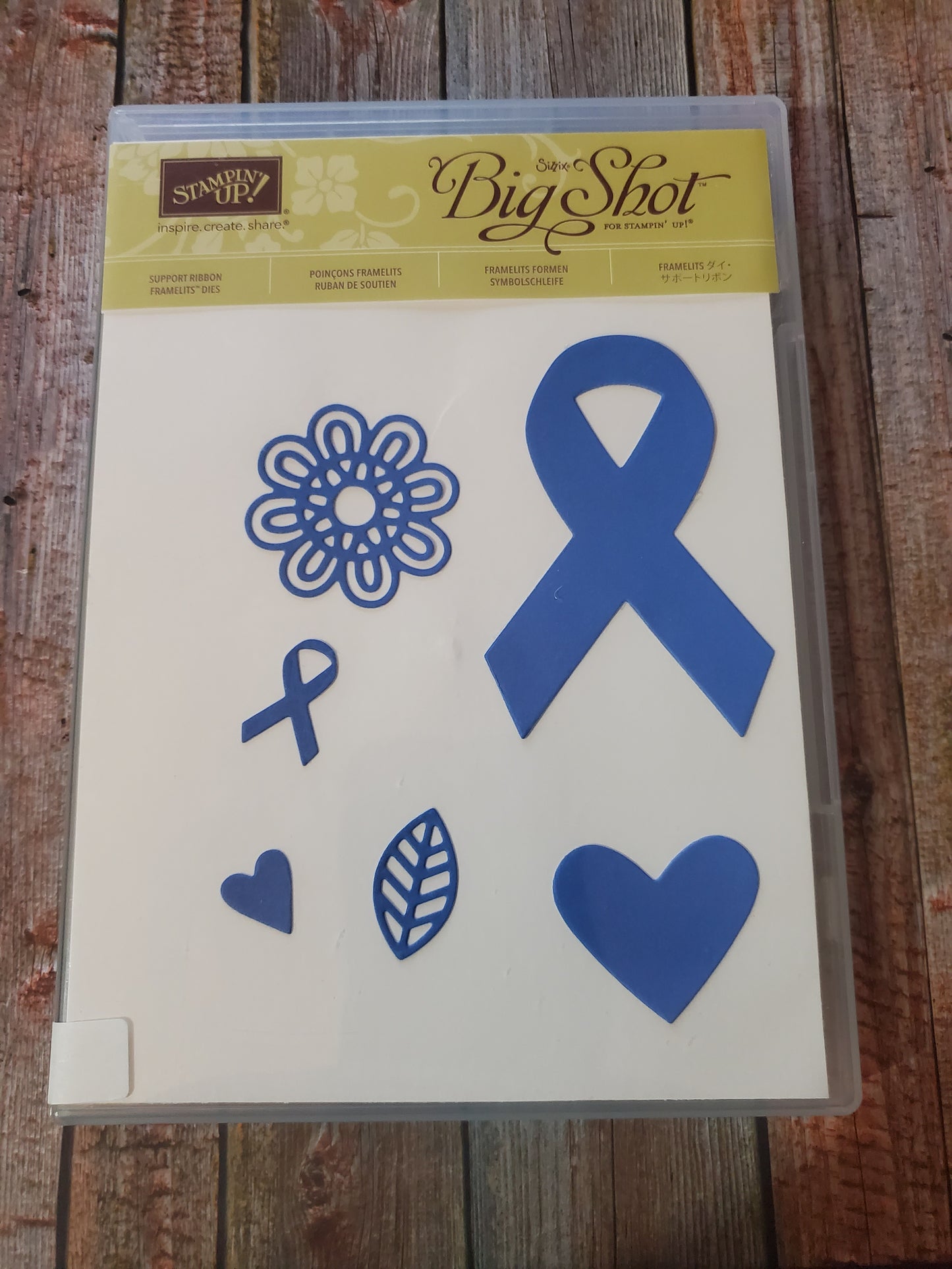 Stampin' UP! "Ribbon of Courage" Stamp Set with "Support Ribbon" Dies