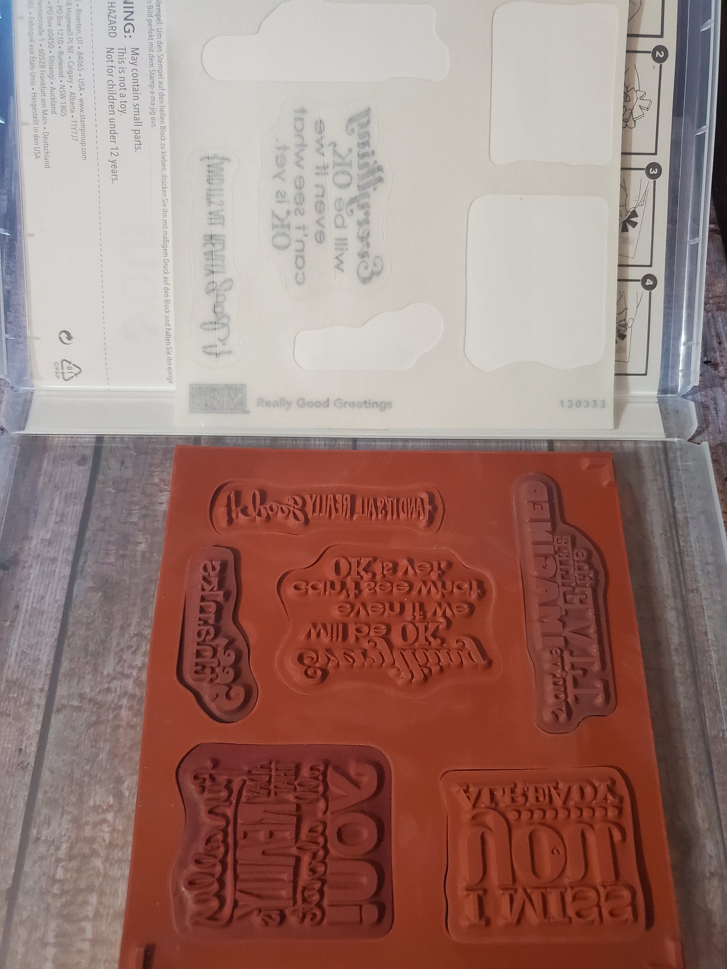 Stampin' UP! "Really Good Greetings" Stamp Set