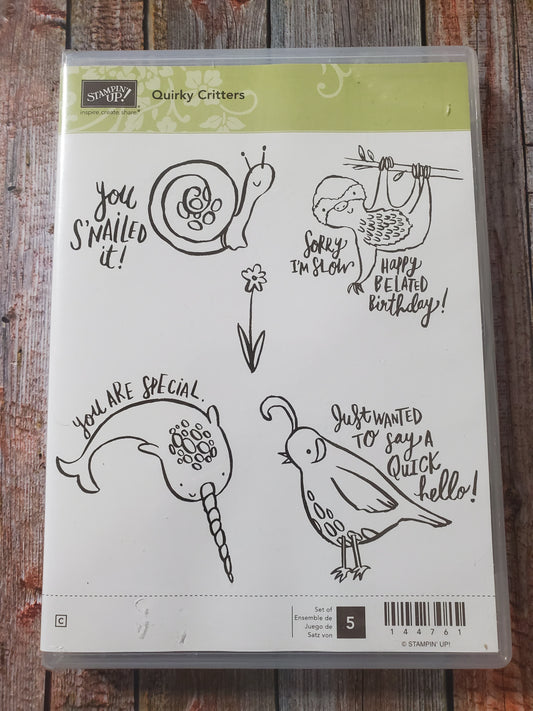 Stampin' UP! "Quirky Critters" Stamp Set