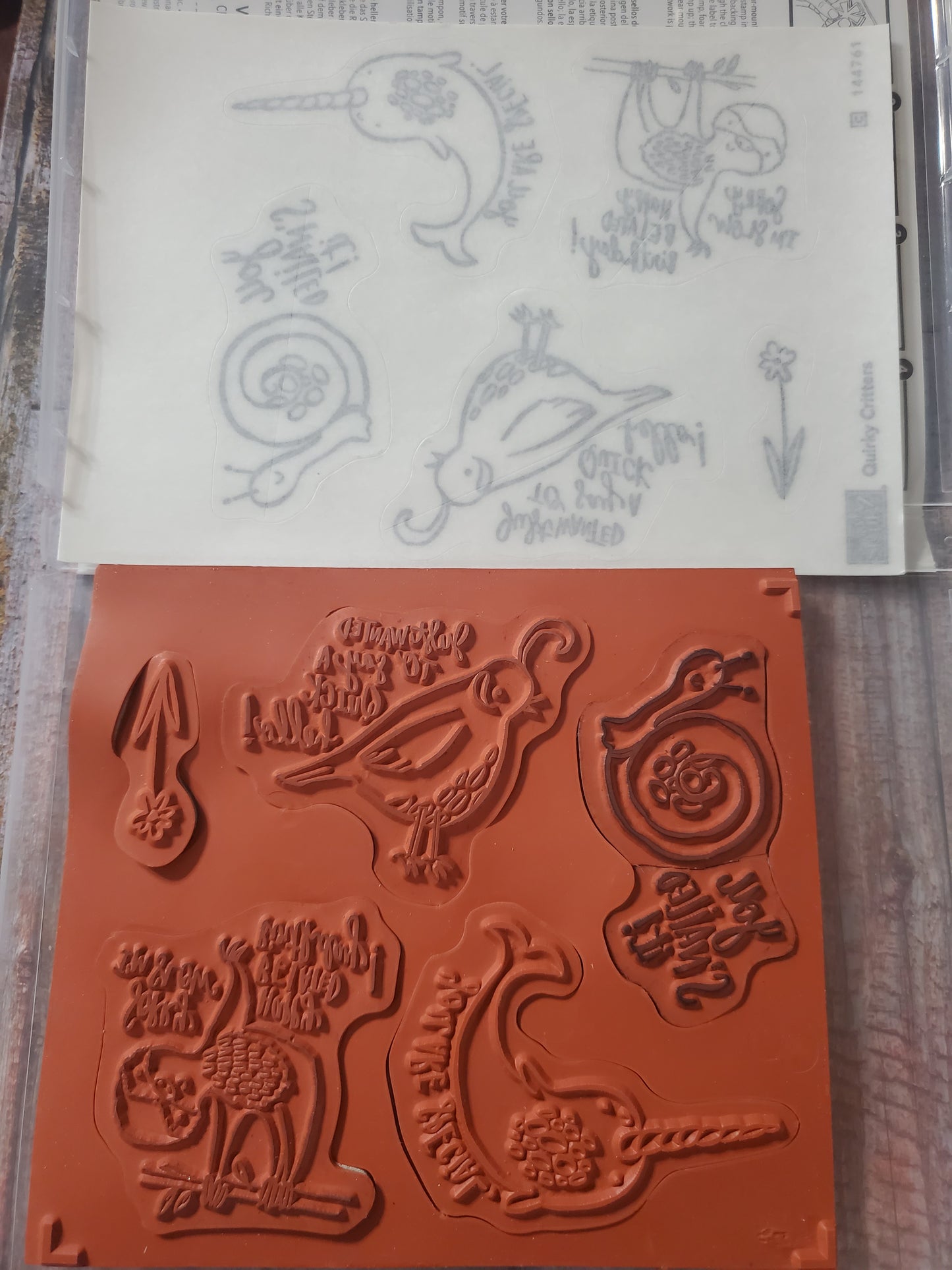 Stampin' UP! "Quirky Critters" Stamp Set