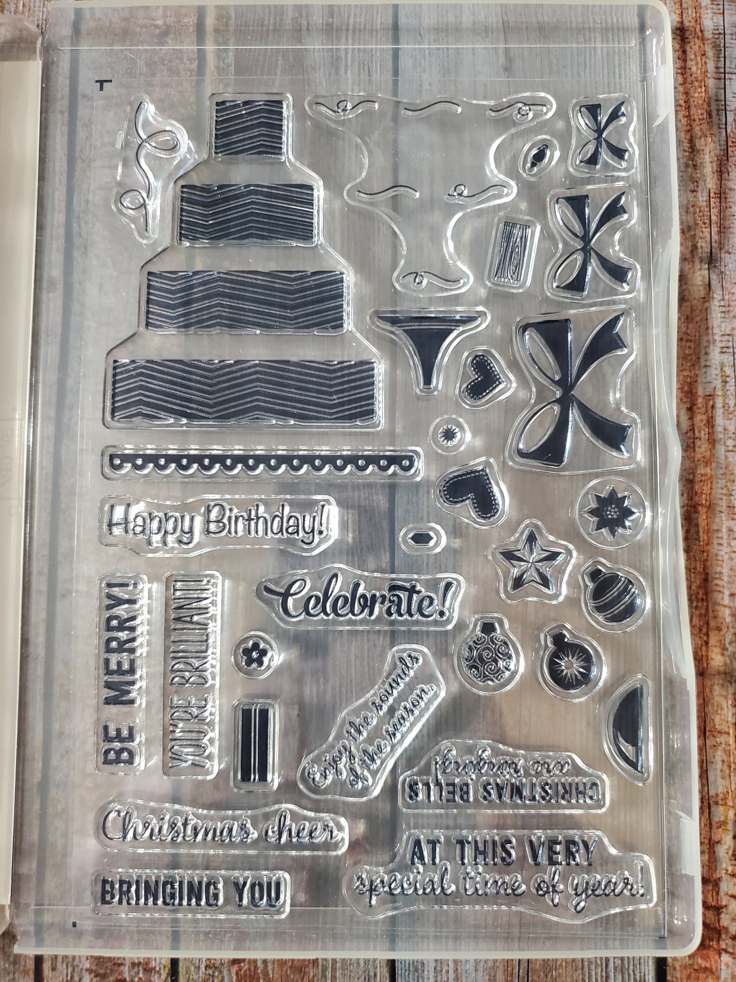 Stampin' UP! "Shake & Celebrate" Stamp Set with "Shaker Shapes" Dies