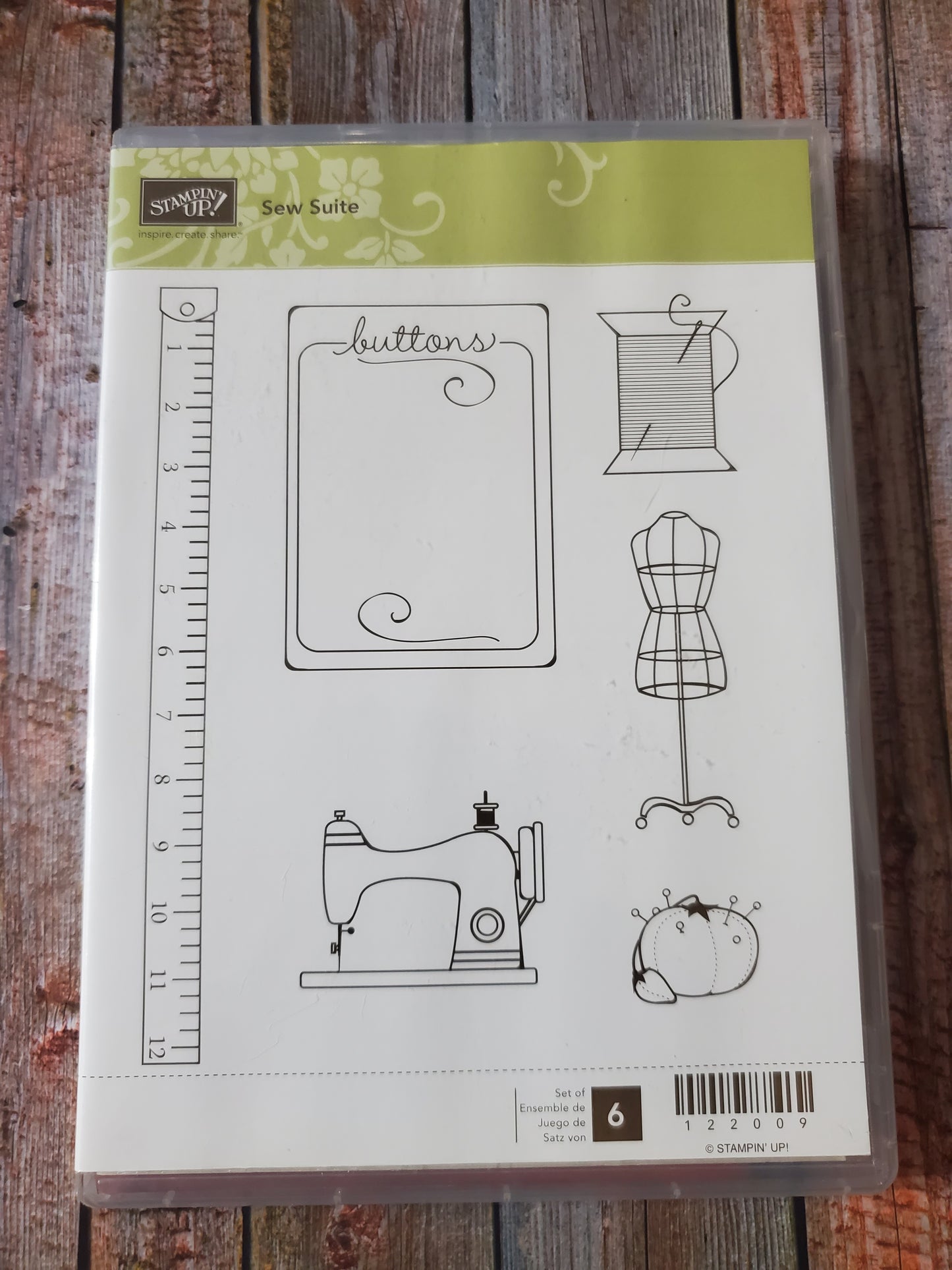 Stampin' UP! "Sew Suite" Stamp Set