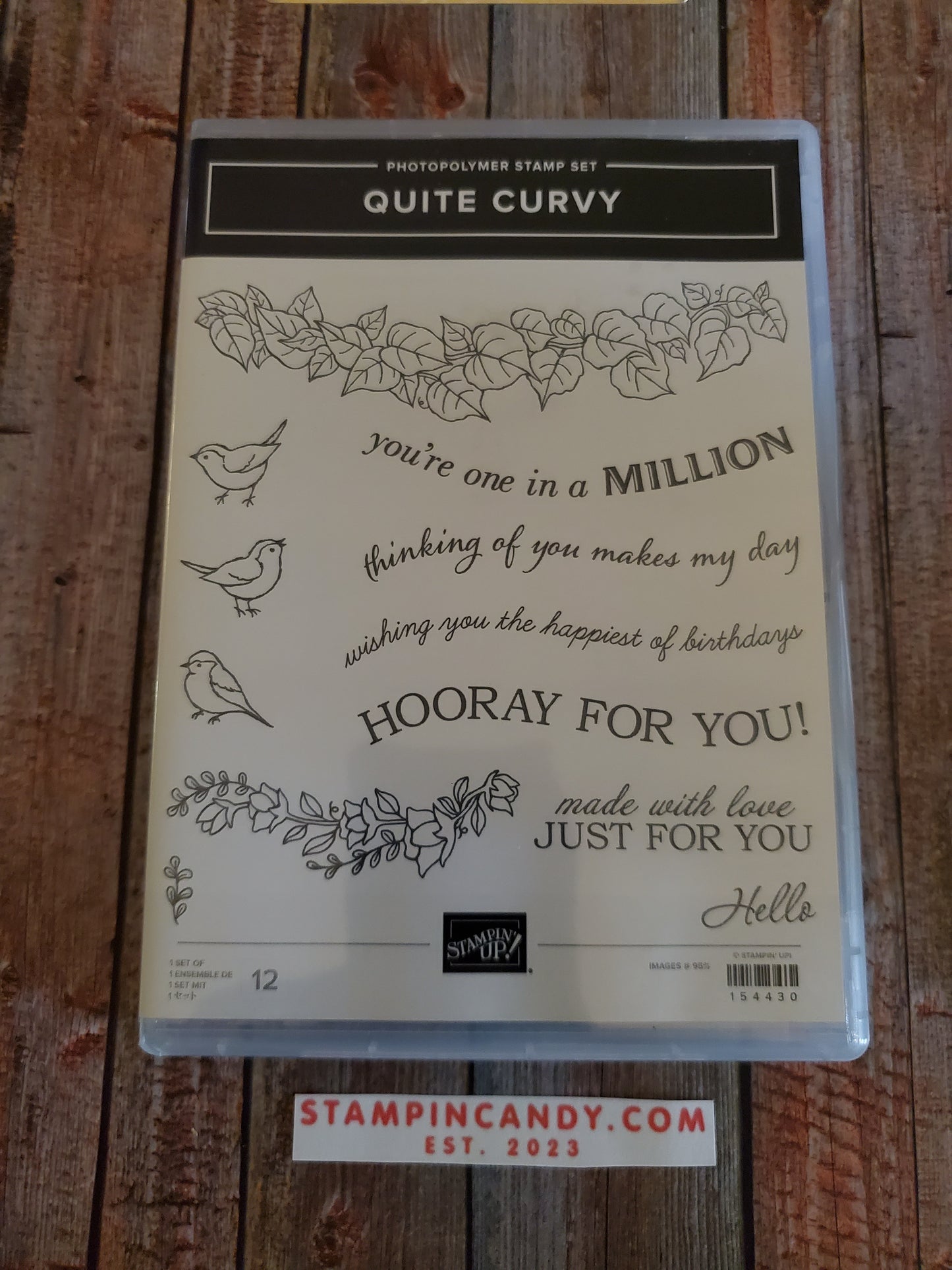 Stampin' UP! "Quite Curvy" Stamp Set with "Curvy" Dies