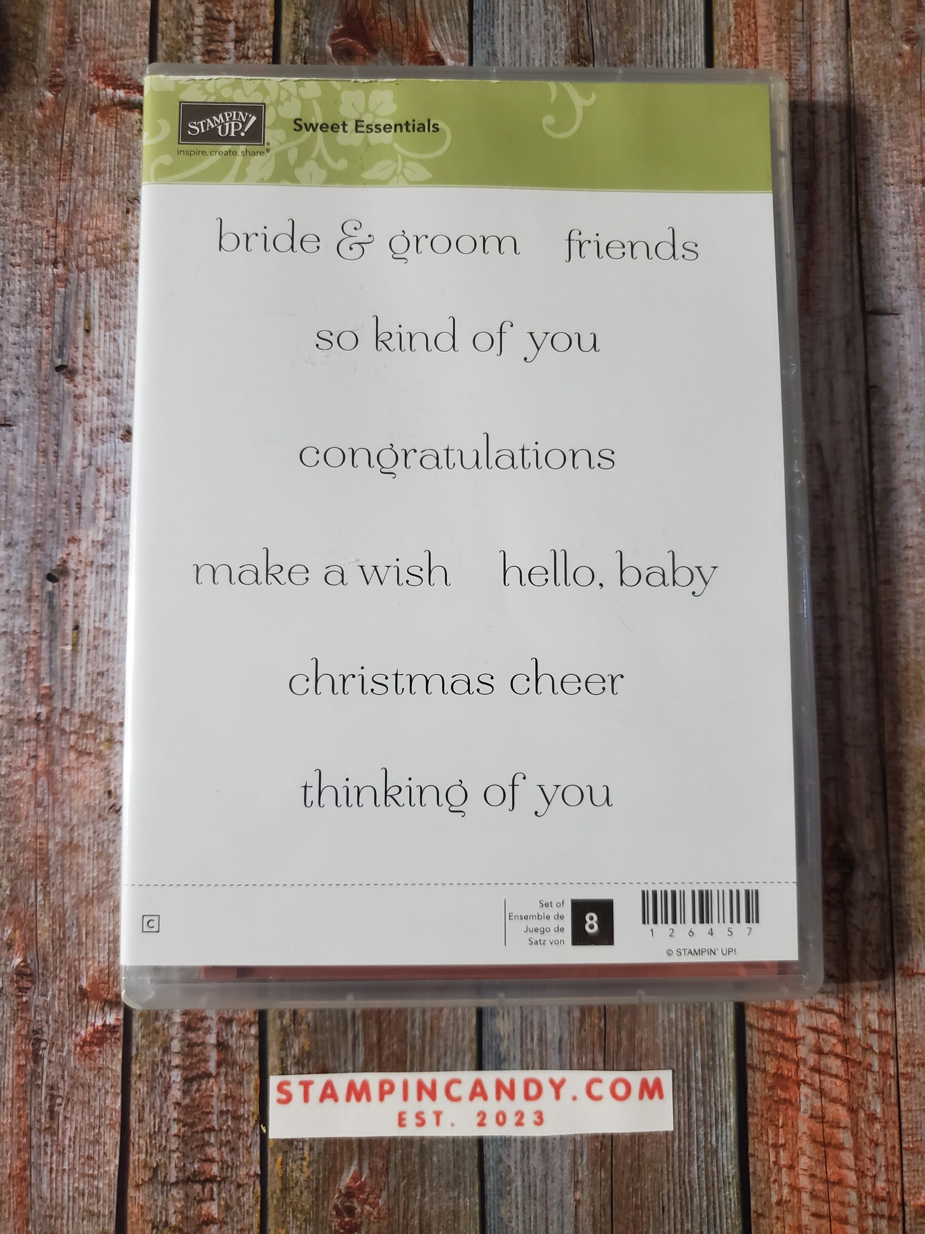 Sweet Essentials Address Stampin' UP!