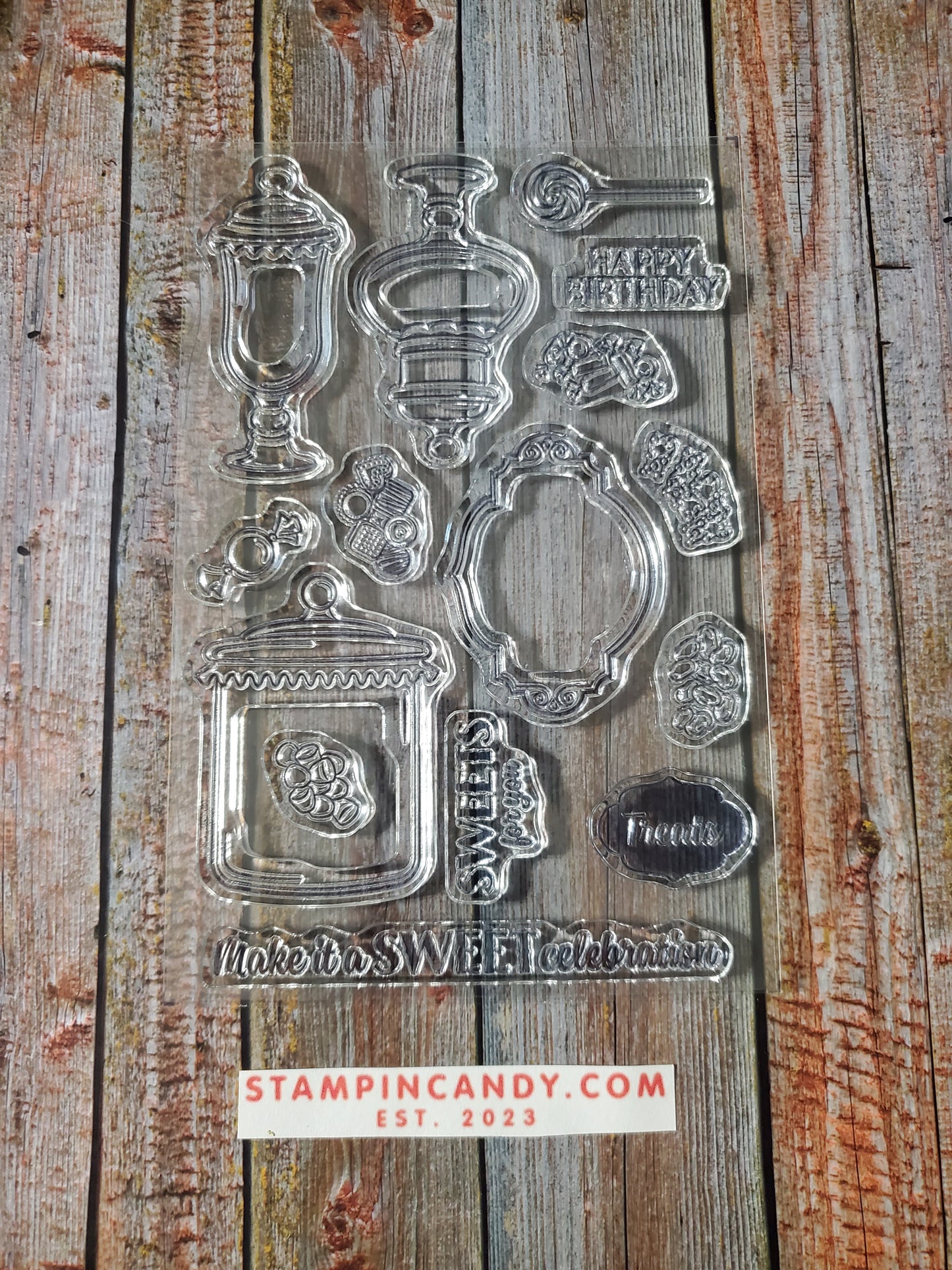 Stampin' UP! "Sweetest Thing" Stamp Set with "Jar of Sweets" Dies