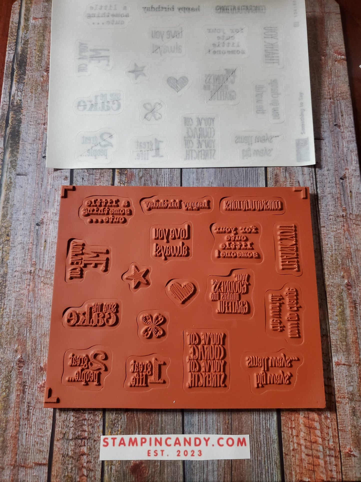 Stampin' UP! "Something to Say" Stamp Set