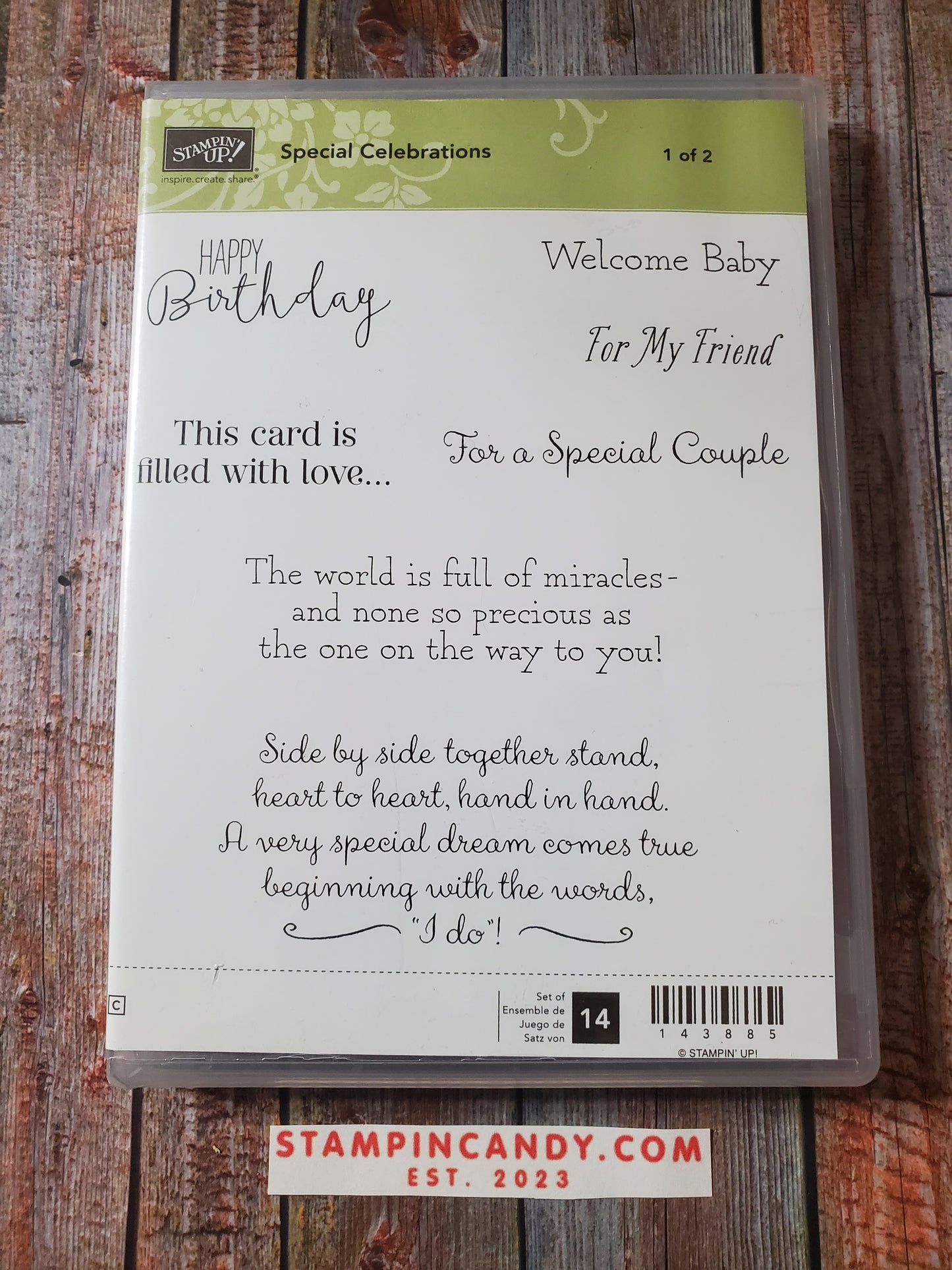 Stampin' UP! "Special Celebrations" Stamp Set