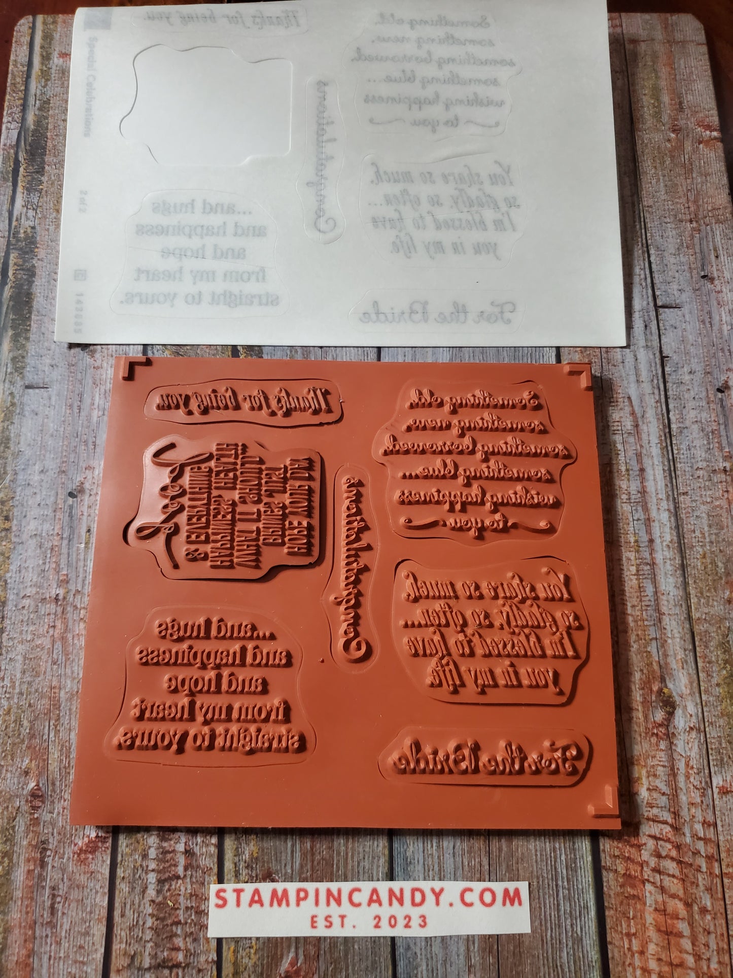 Stampin' UP! "Special Celebrations" Stamp Set