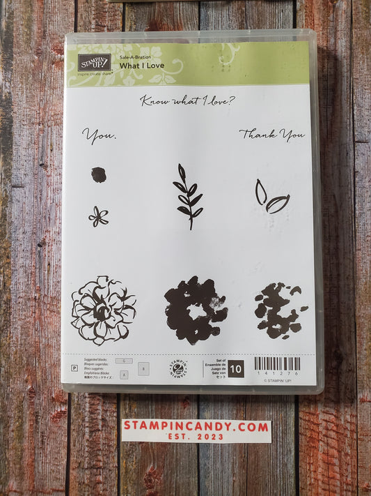 Stampin' UP! "What I Love" Stamp Set