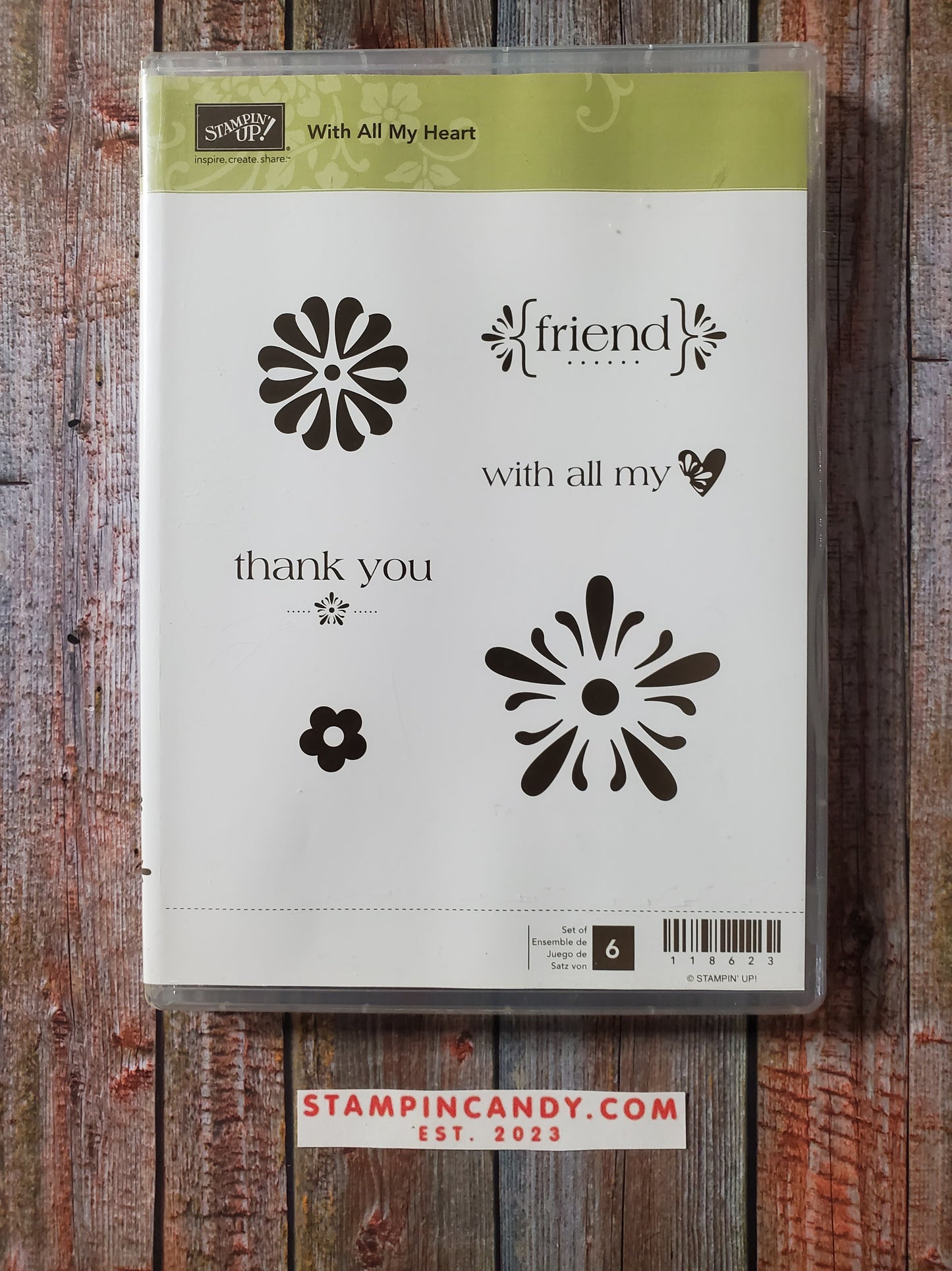 Stampin' UP! "With All My Heart" Stamp Set