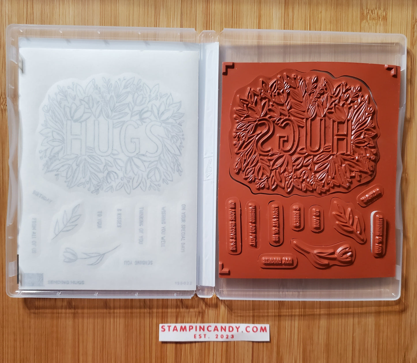 Stampin' UP! "Sending Hugs" Stamp Set with "Layering Hugs" Dies