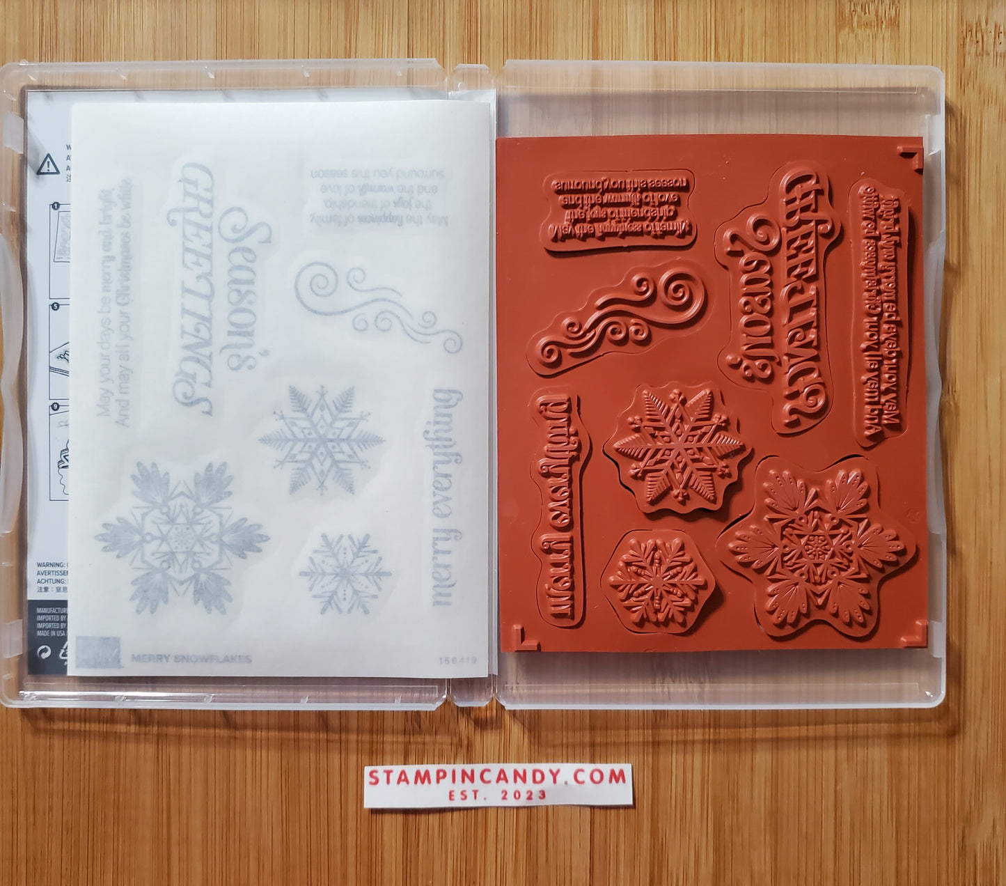 Stampin' UP! "Merry Snowflakes" Stamp Set with "Stitched Snowflakes" Dies