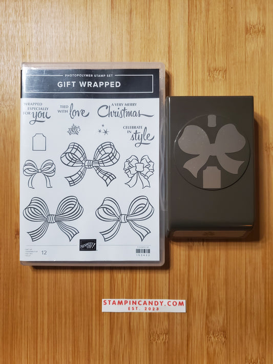 Stampin' UP! "Gift-Wrapped" Stamp Set with "Bow" Punch