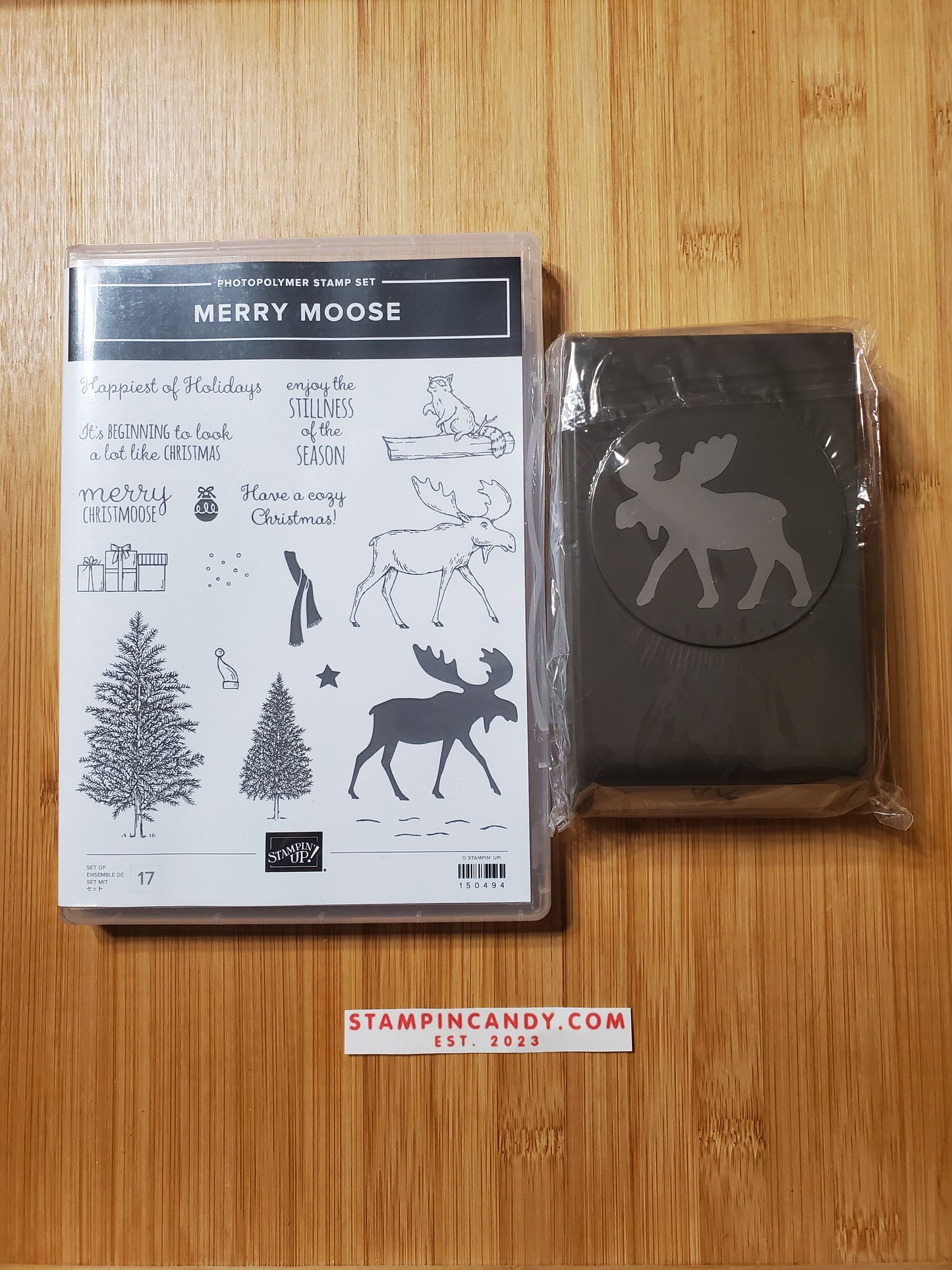 Stampin' UP! "Merry Moose" Stamp Set with "Moose" Punch