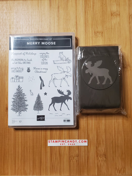 Stampin' UP! "Merry Moose" Stamp Set with "Moose" Punch