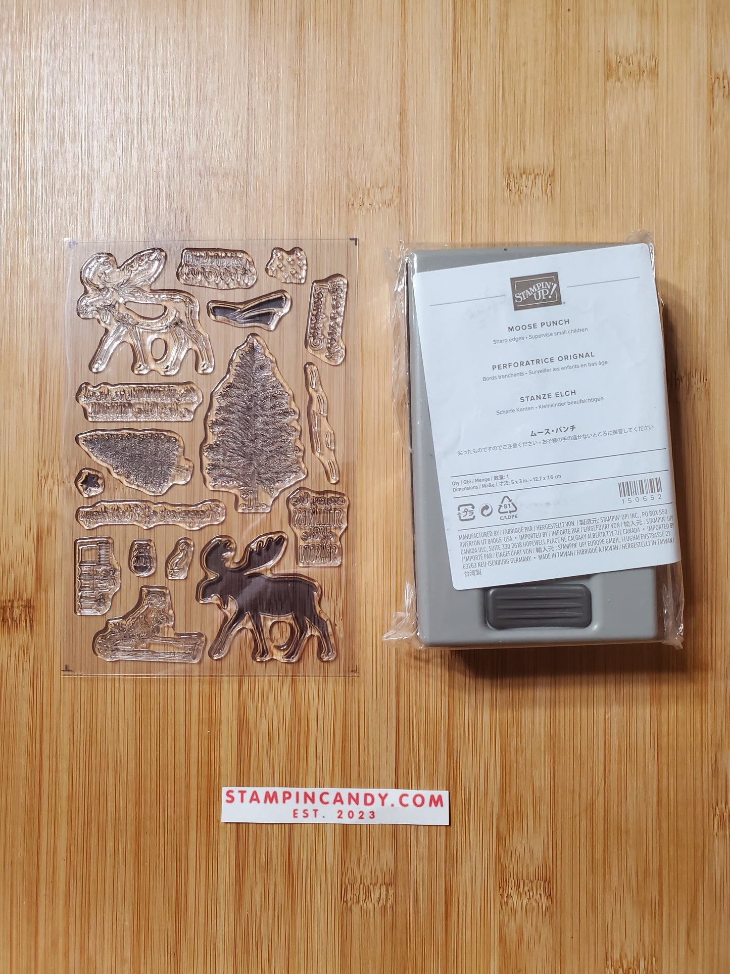 Stampin' UP! "Merry Moose" Stamp Set with "Moose" Punch