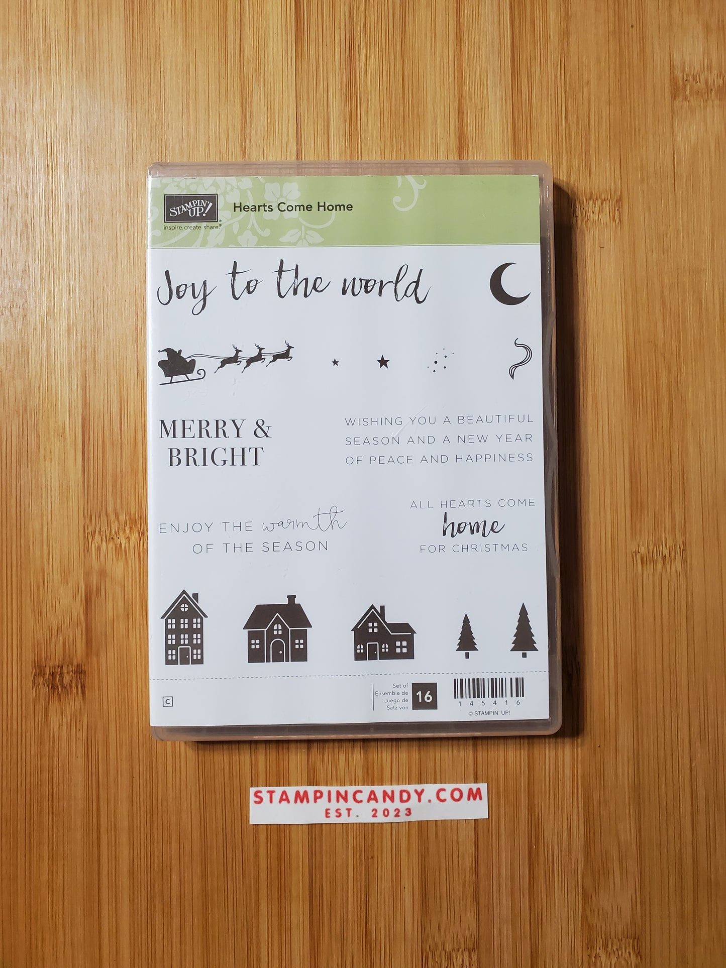 Stampin' UP! "Hearts Come Home" Stamp Set *STICKERS MISSING*