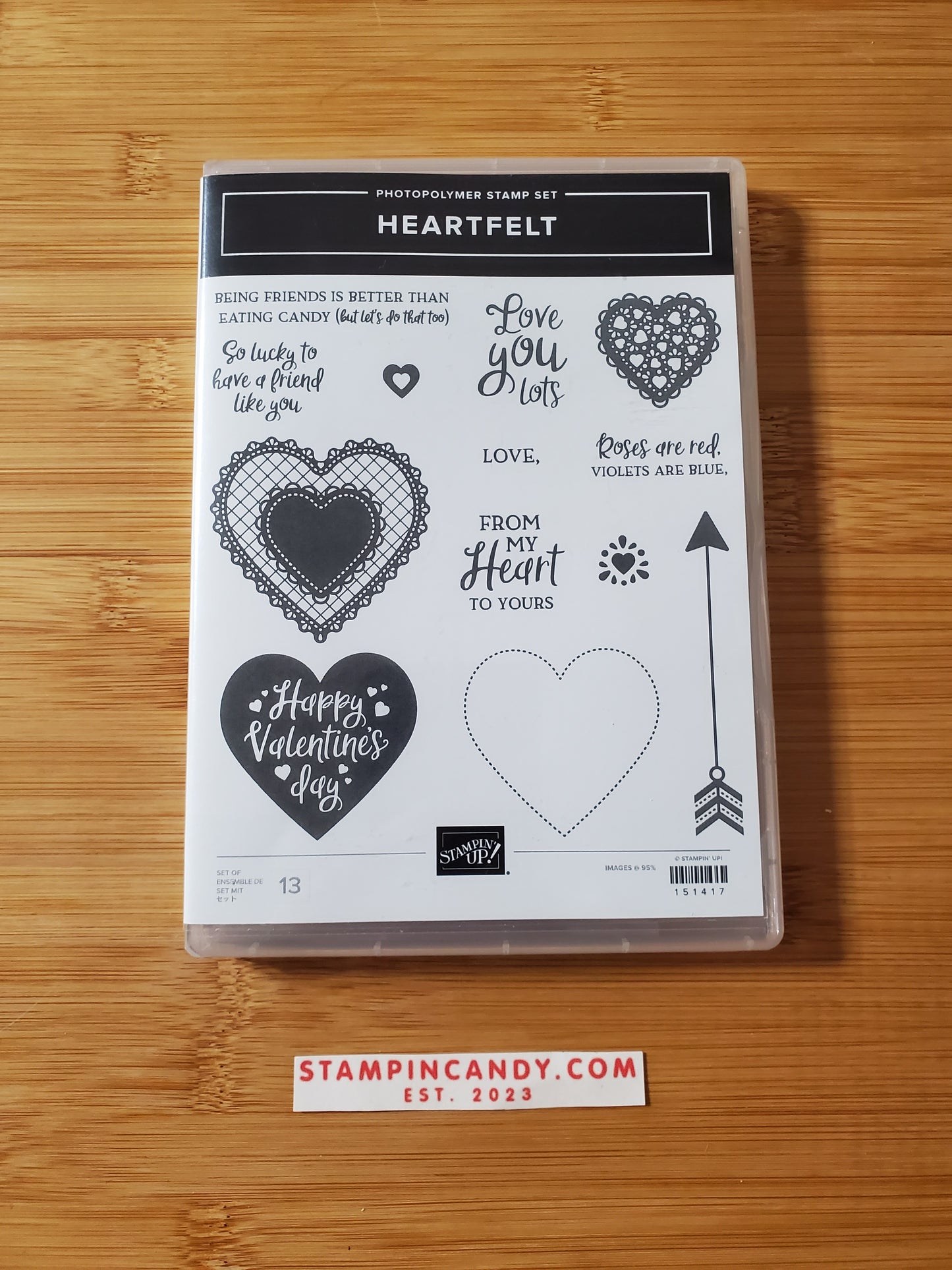 Stampin' UP! "Heartfelt" Stamp Set