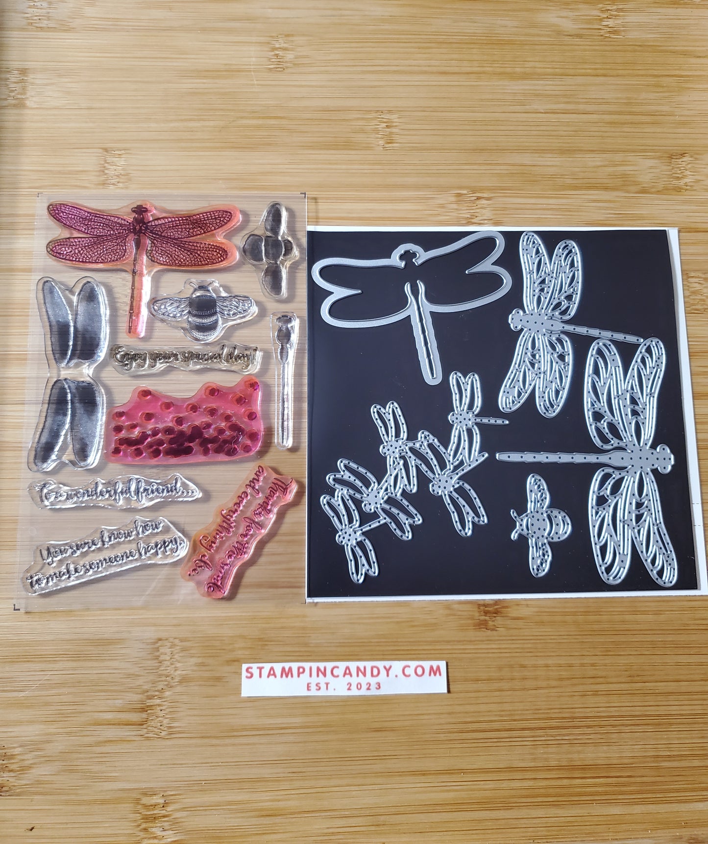 Stampin' UP! "Dragonfly Dreams" Stamp Set with "Detailed Dragonflies" Dies