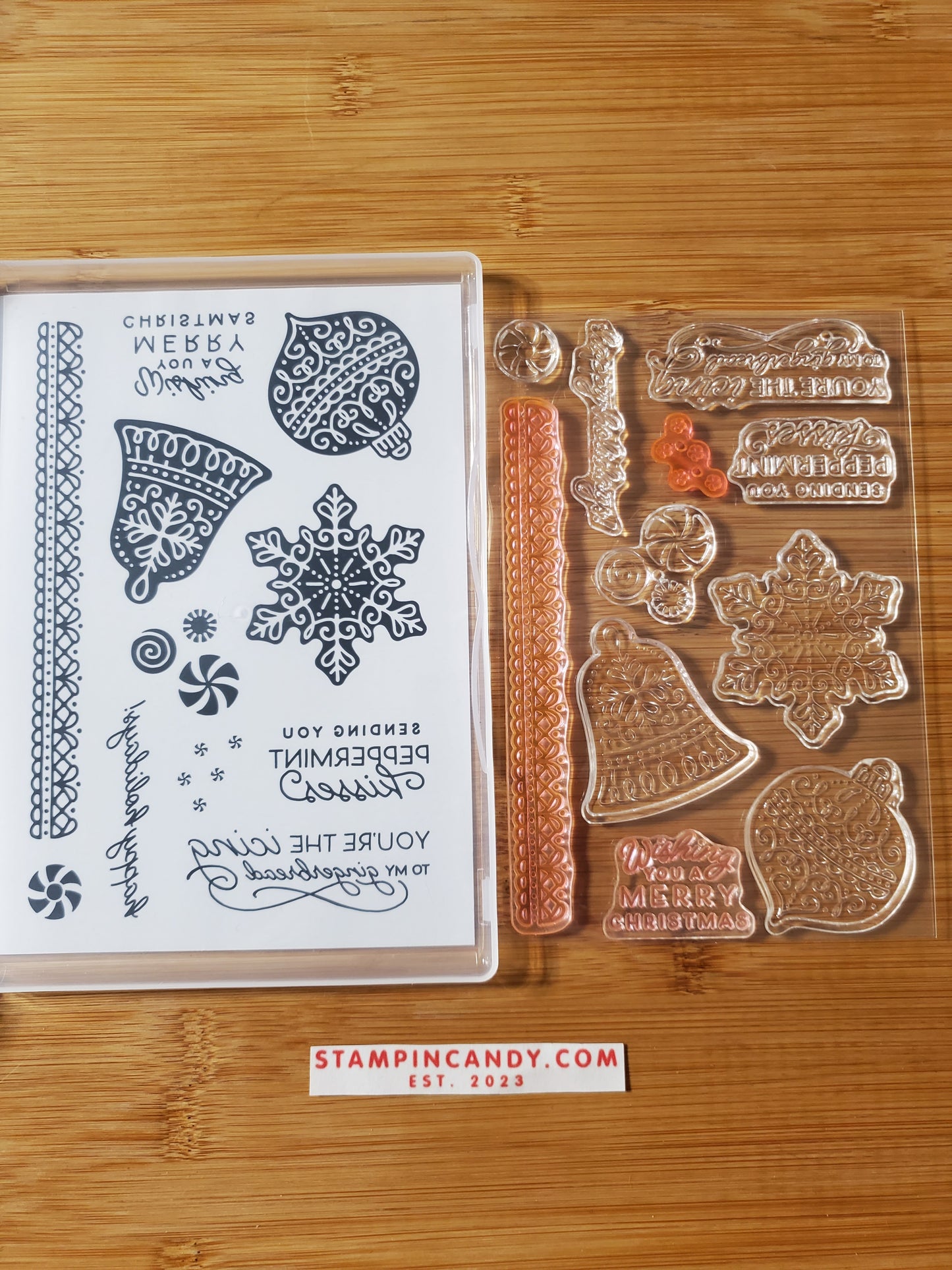 Stampin' UP! "Frosted Gingerbread" Stamp Set with "Gingerbread" Dies