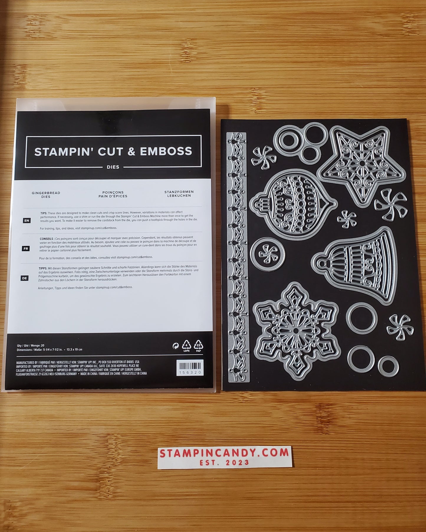 Stampin' UP! "Frosted Gingerbread" Stamp Set with "Gingerbread" Dies