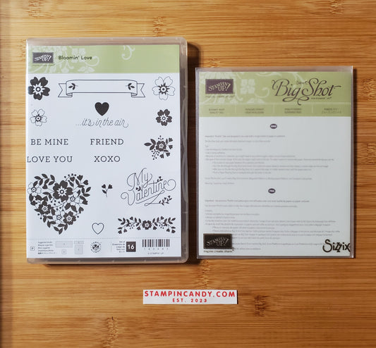 Stampin' UP! "Bloomin' Love" Stamp Set with "Bloomin' Hearts" Dies