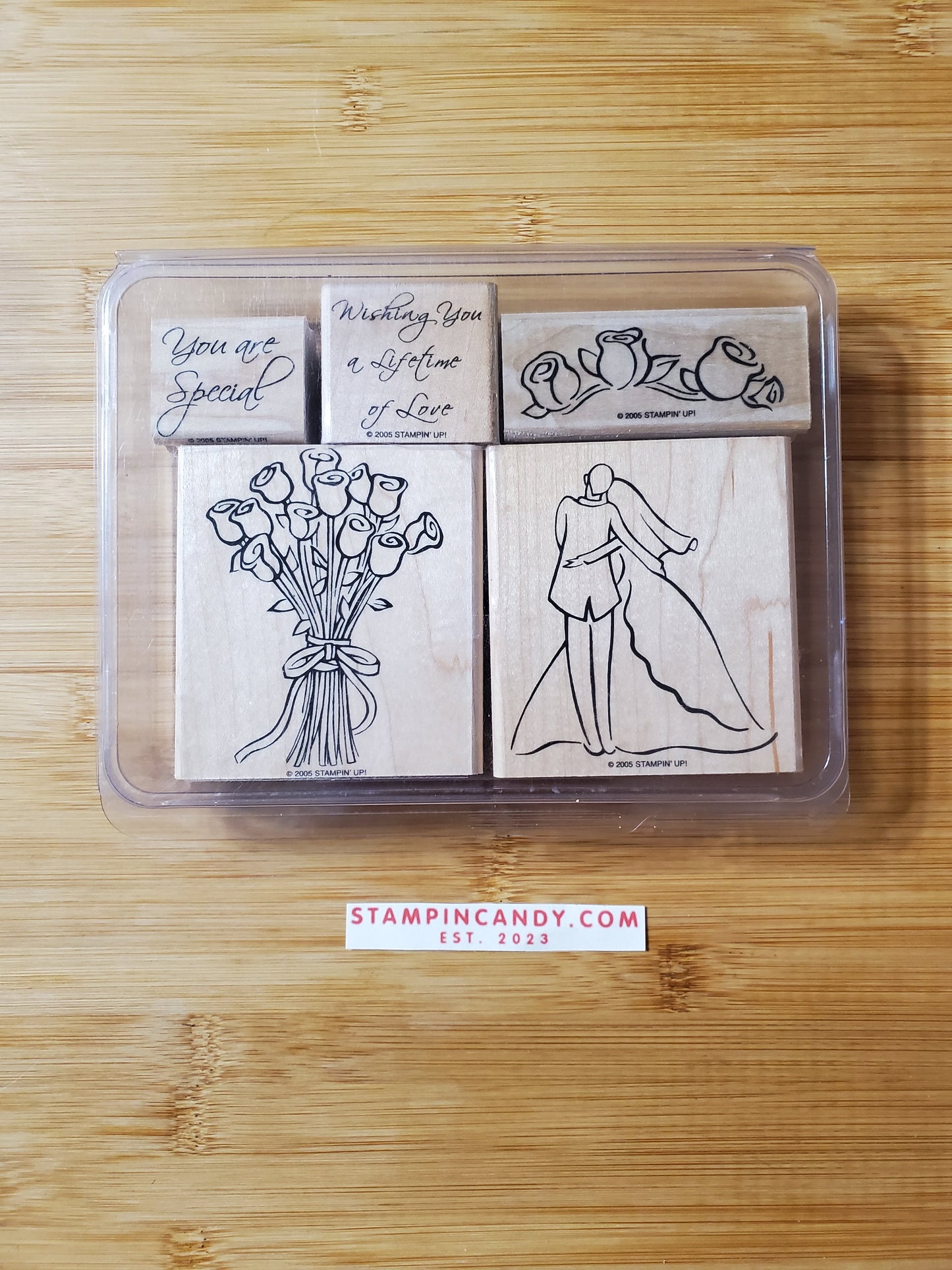 Stampin' UP! "Life's Special Moments" Stamp Set (Wood Block)