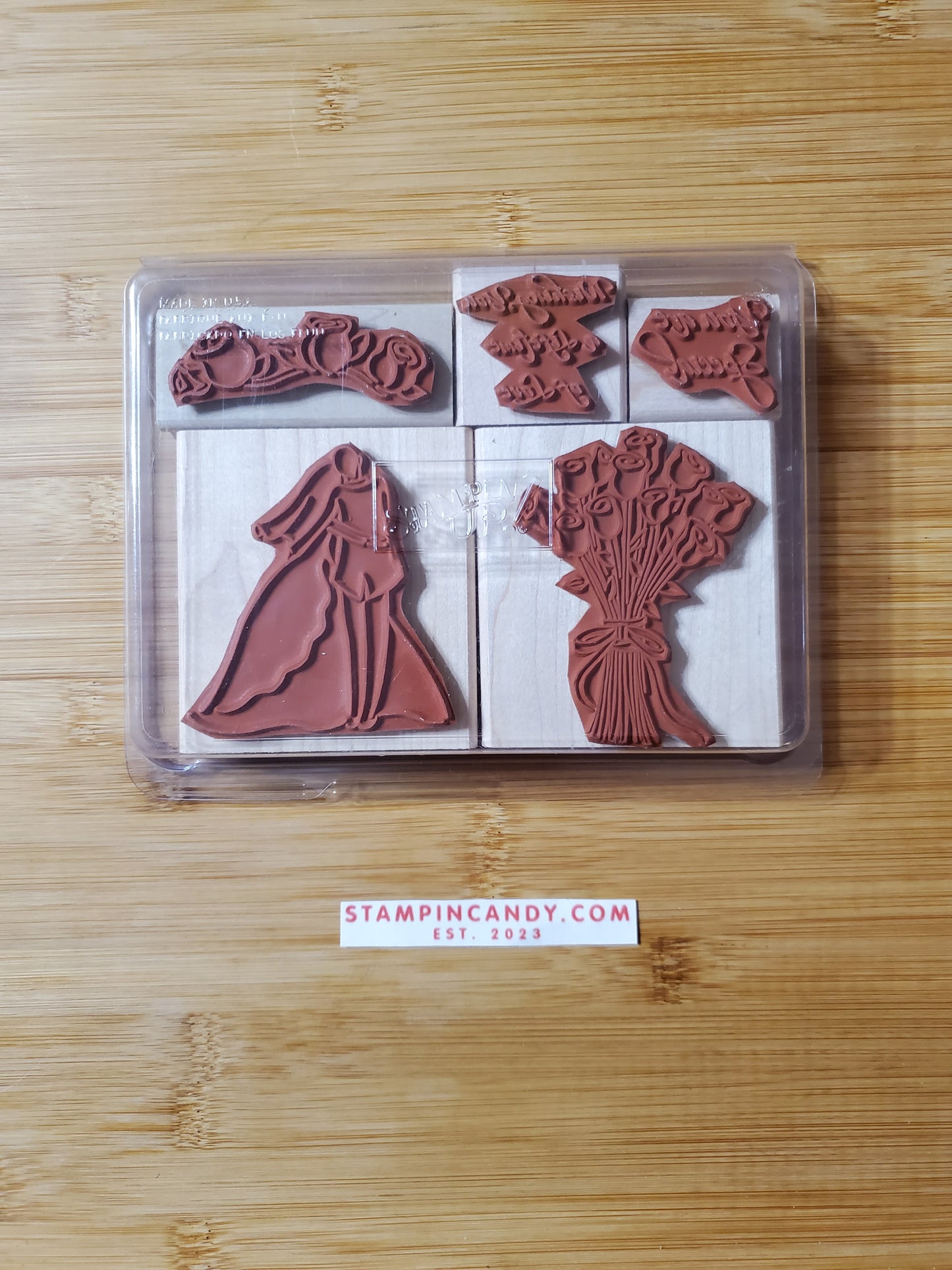 Stampin' UP! "Life's Special Moments" Stamp Set (Wood Block)