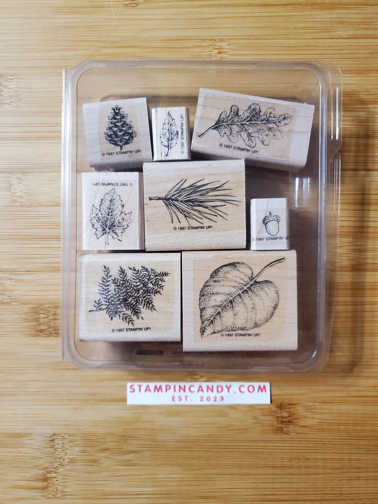 Stampin' UP! "Fantastic Foliage" Stamp Set (Wood Block)