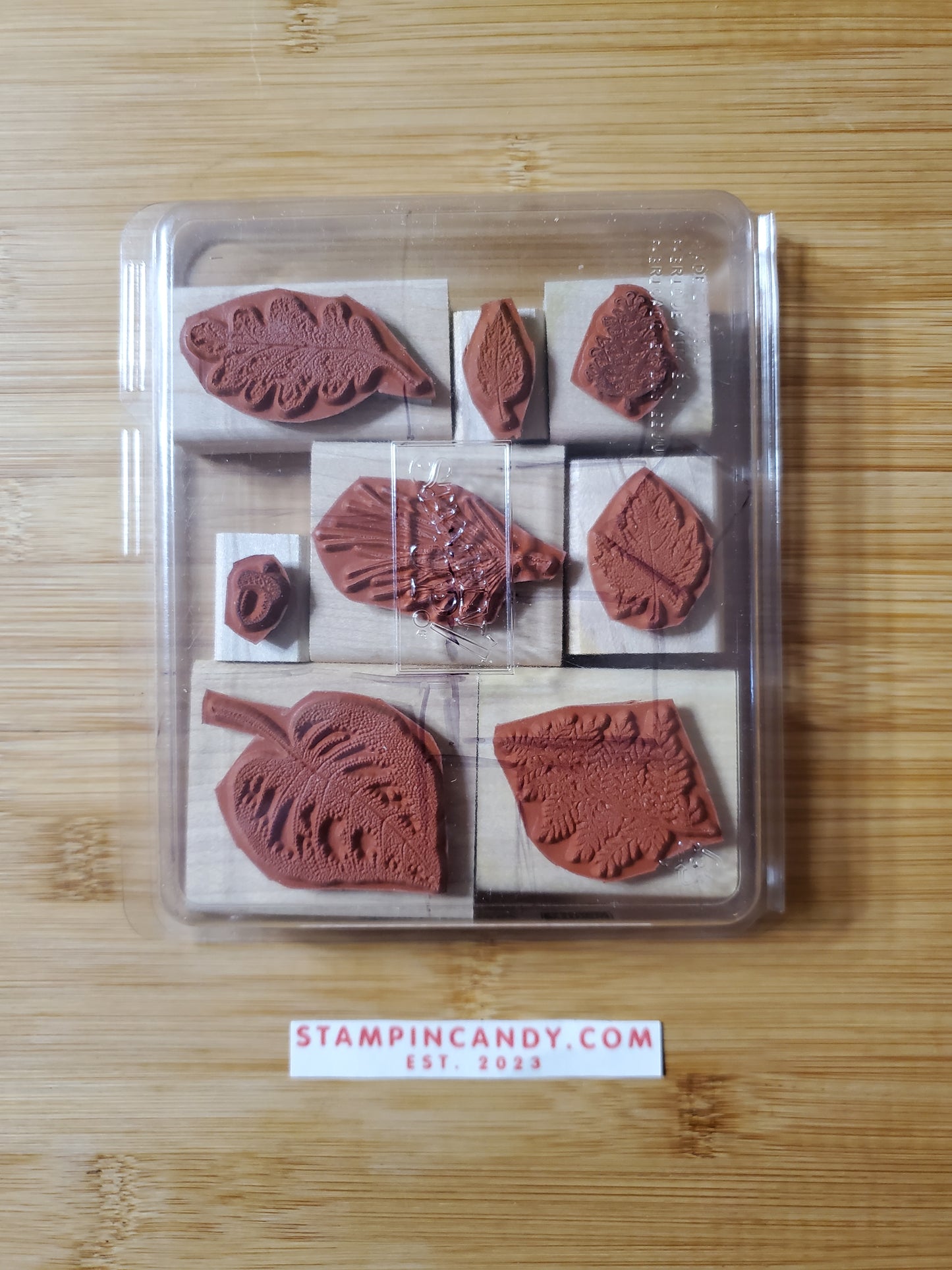 Stampin' UP! "Fantastic Foliage" Stamp Set (Wood Block)