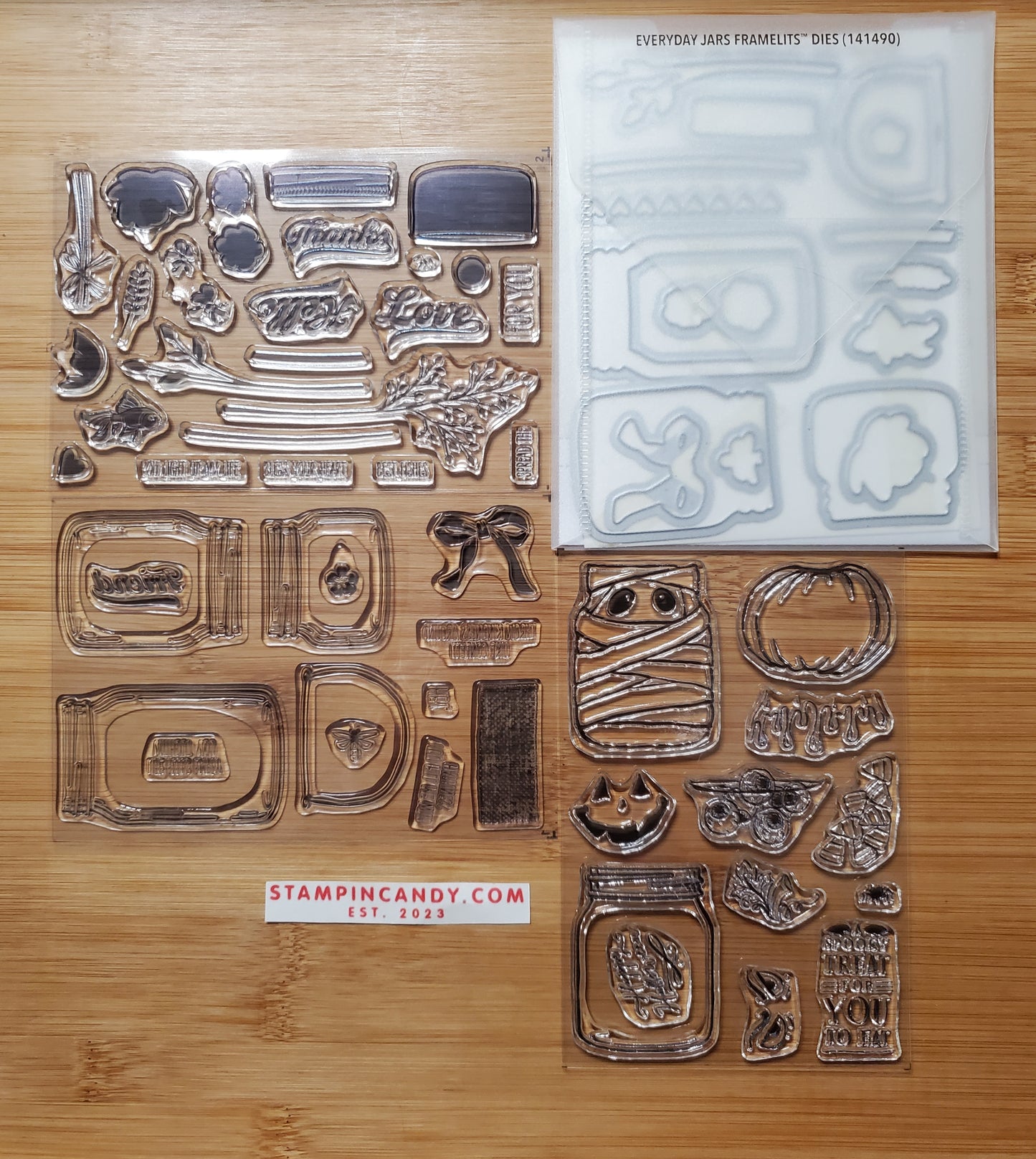 Stampin' UP! "Jar of Love" AND "Jar of Haunts" Stamp Sets with "Everyday Jars" Dies