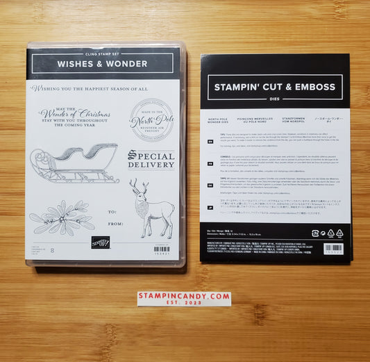 Stampin' UP! "Wishes & Wonder" Stamp Set with "North Pole Wonders" Dies