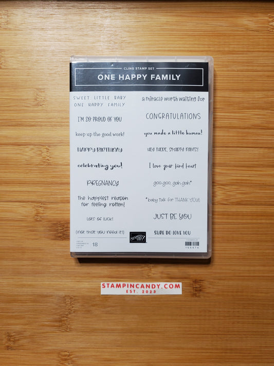 Stampin' UP! "One Happy Family" Stamp Set