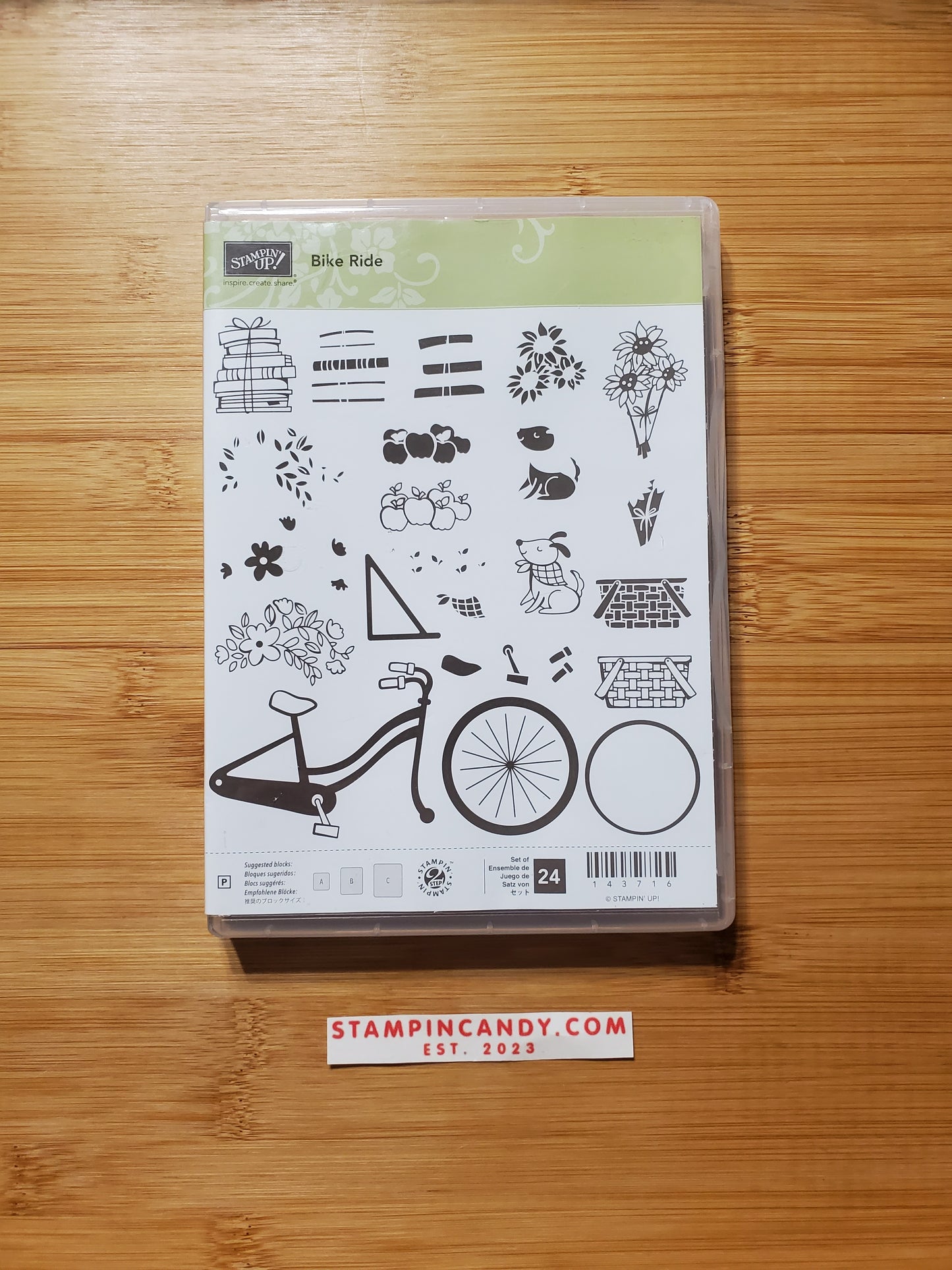 Stampin' UP! "Bike Ride" Stamp Set with "Build A Bike" Dies