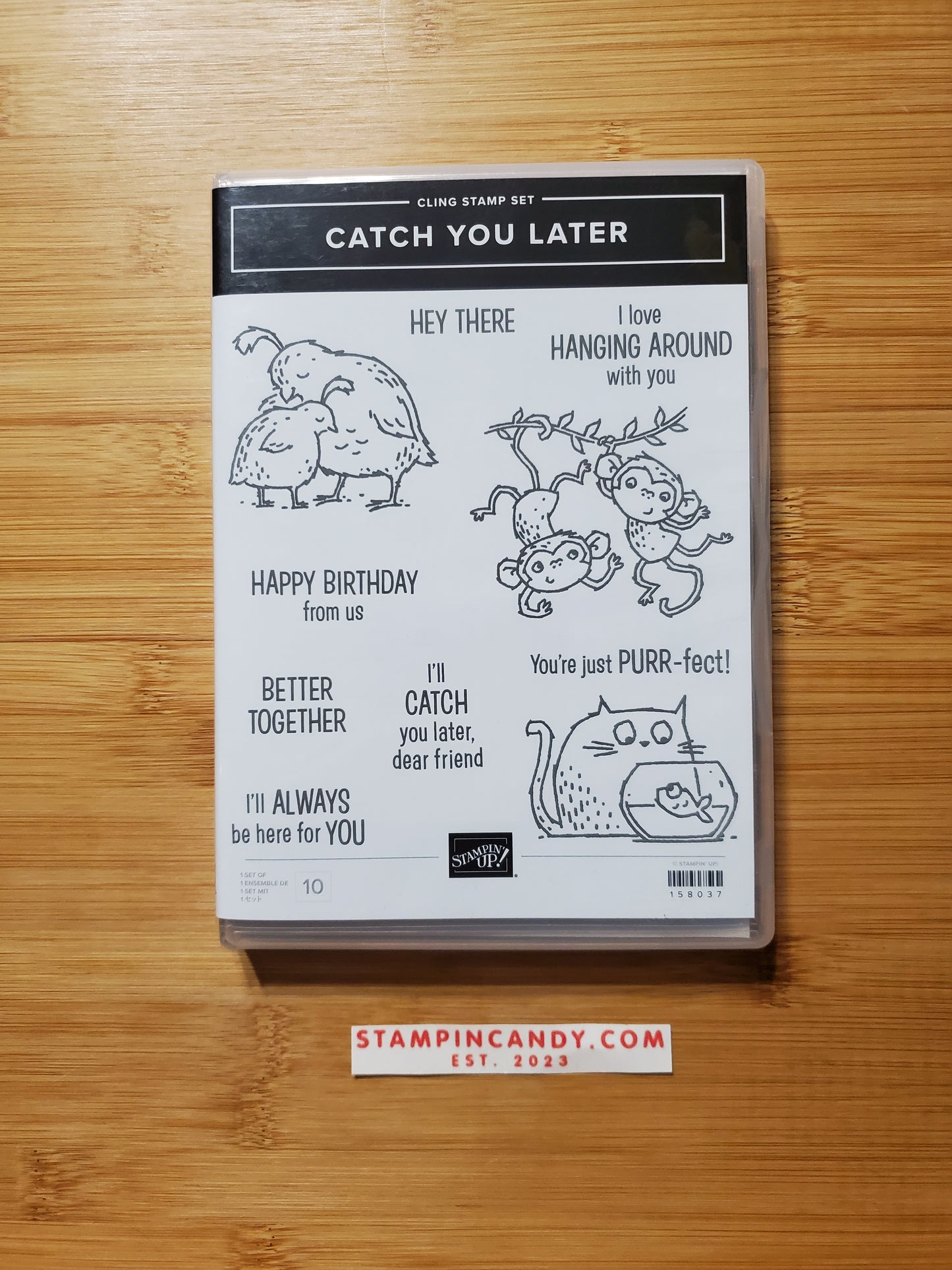 Stampin' UP! "Catch You Later" Stamp Set