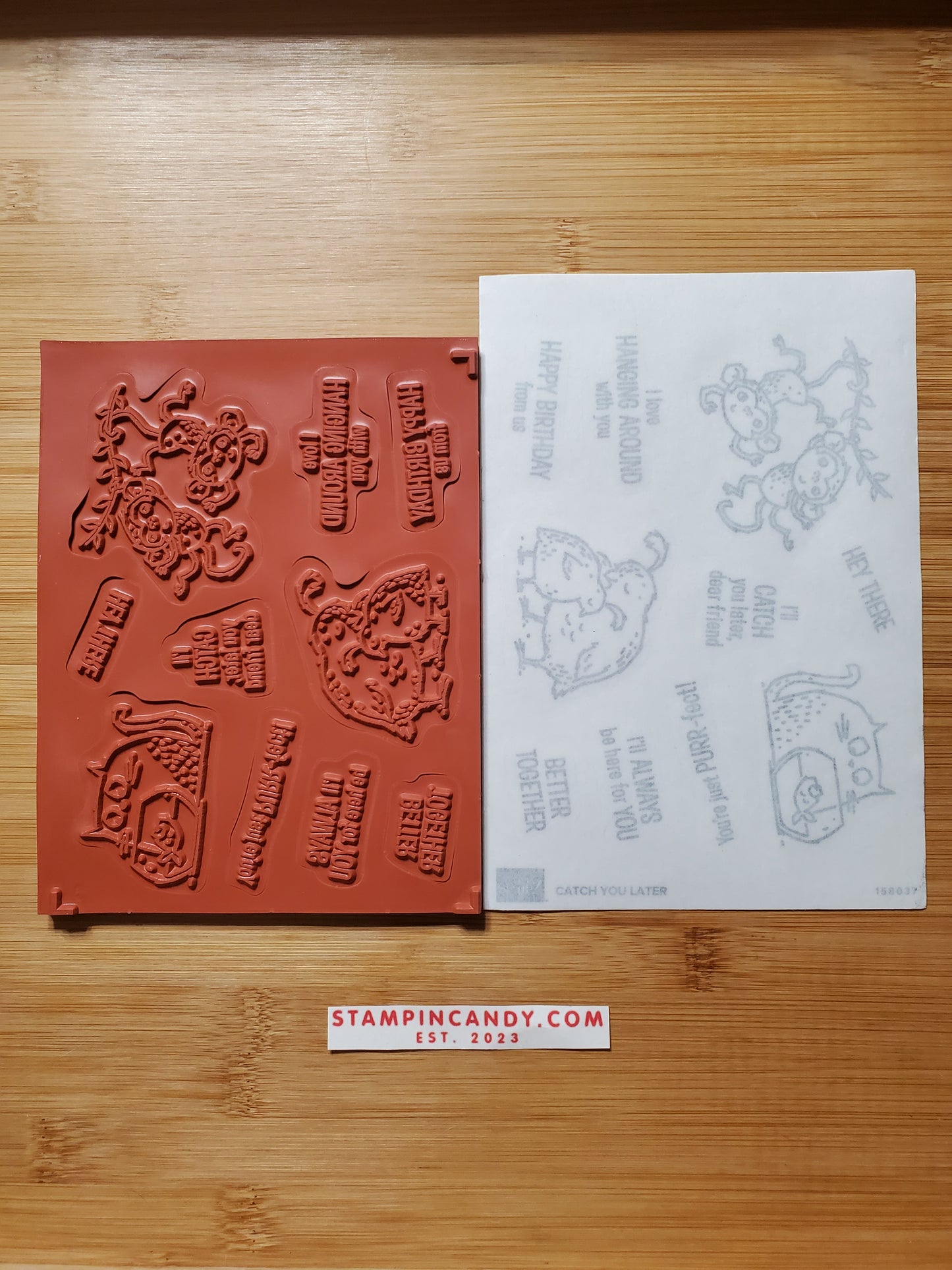 Stampin' UP! "Catch You Later" Stamp Set