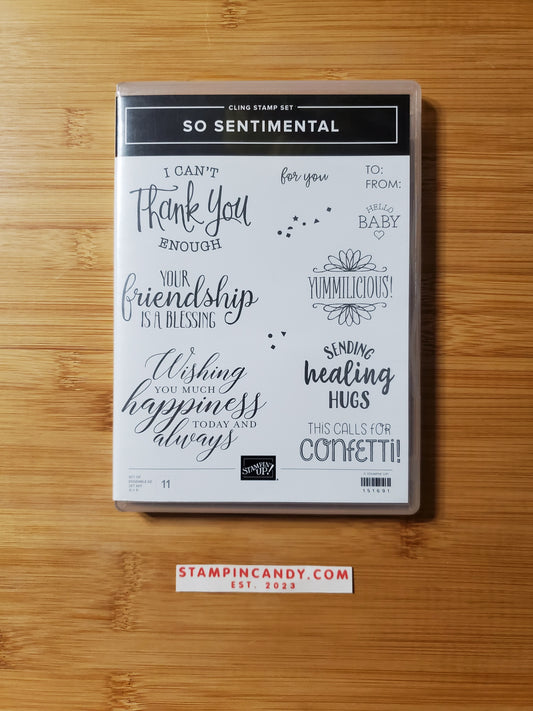 Stampin' UP! "So Sentimental" Stamp Set *SEE DETAILS*