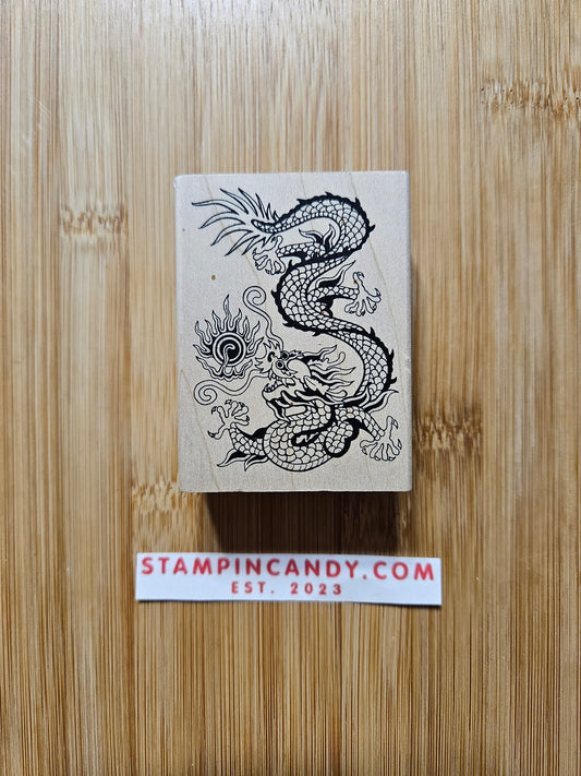 Chinese Dragon - Rubber Stamp