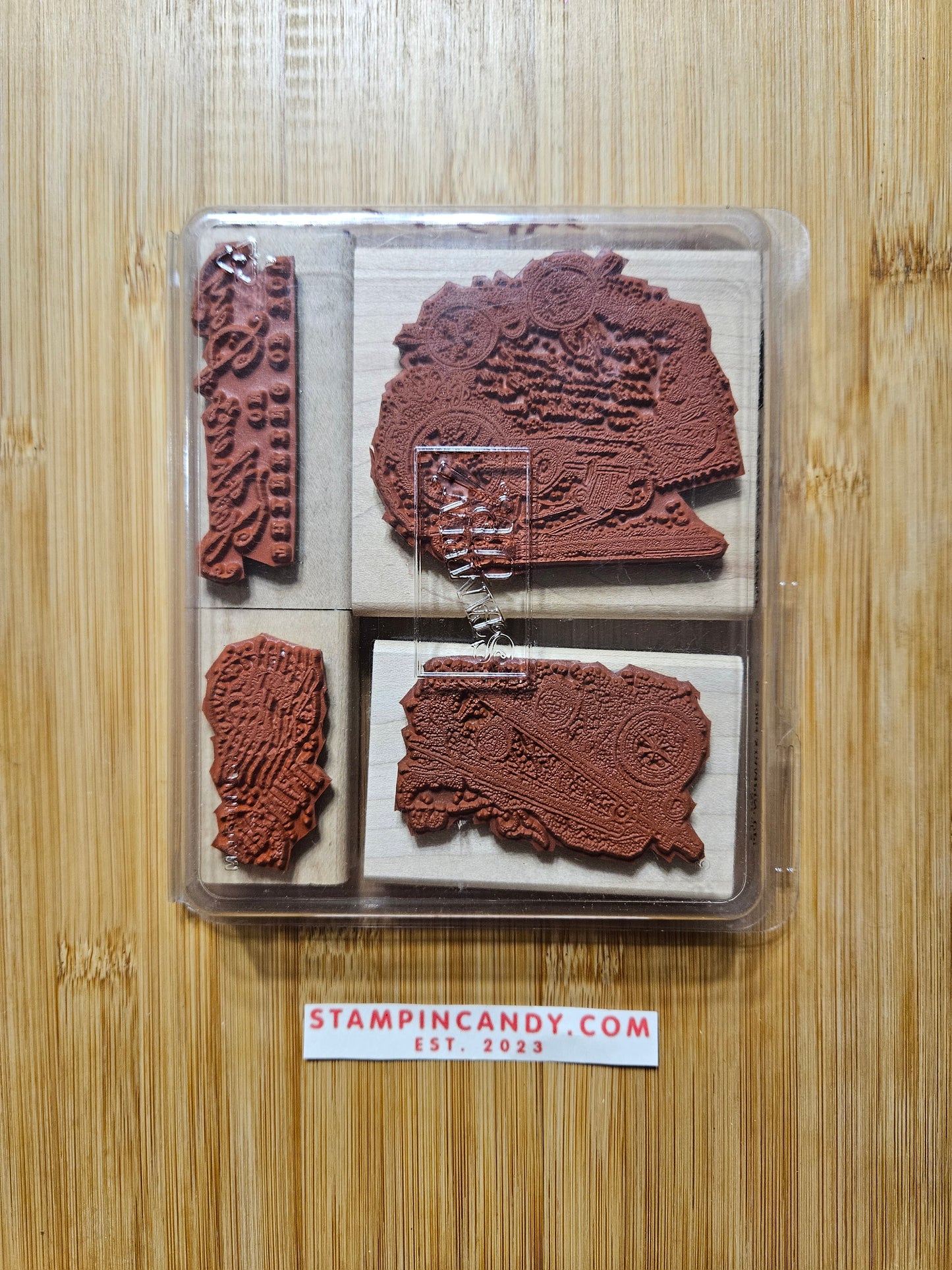 Stampin' UP! "Thinking of Father" Stamp Set (Wood Block)