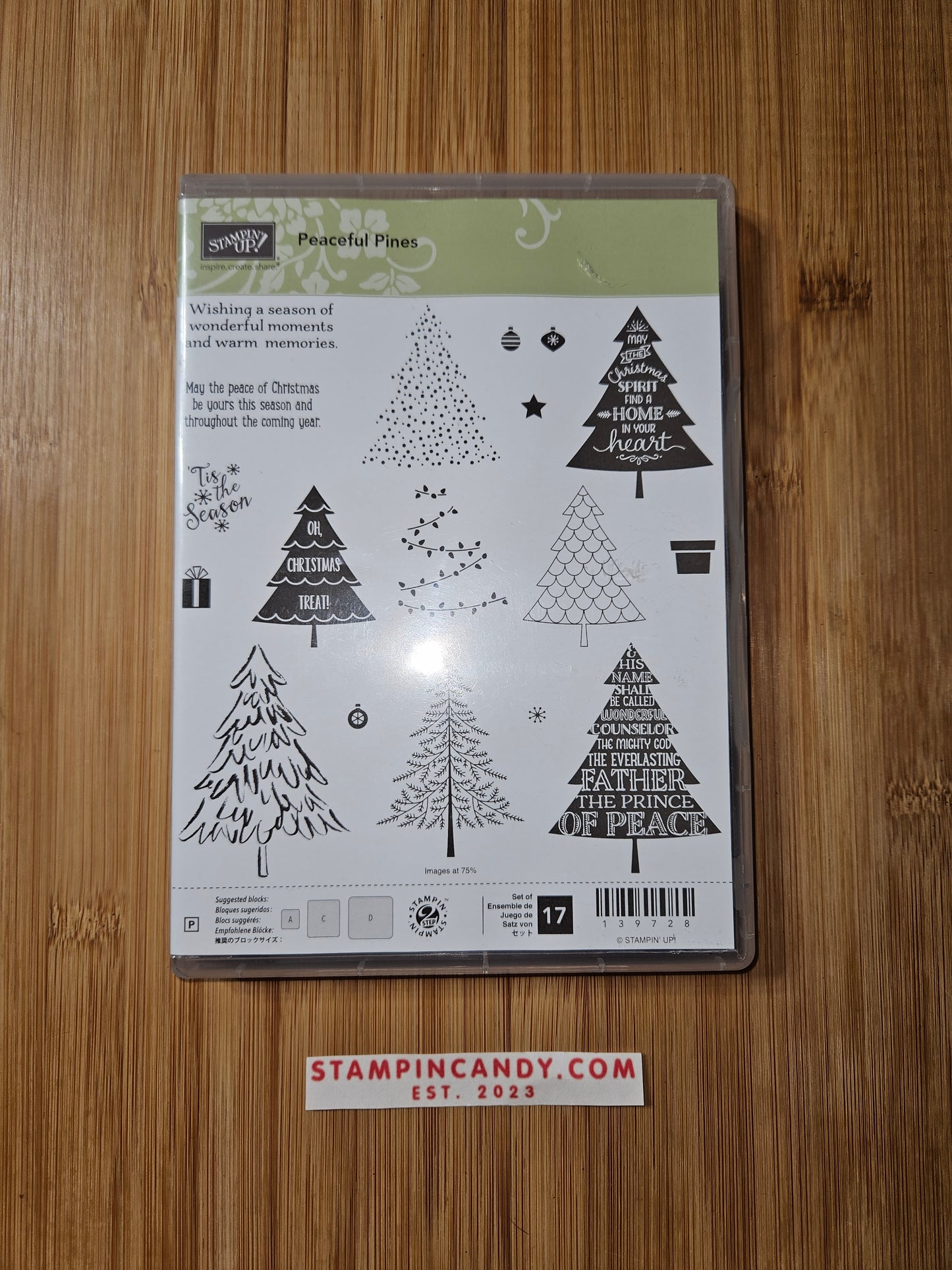 Stampin' UP! "Peaceful Pines" Stamp Set with "Perfect Pines" Dies