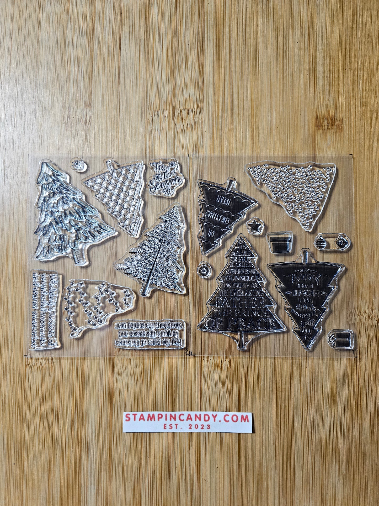 Stampin' UP! "Peaceful Pines" Stamp Set with "Perfect Pines" Dies