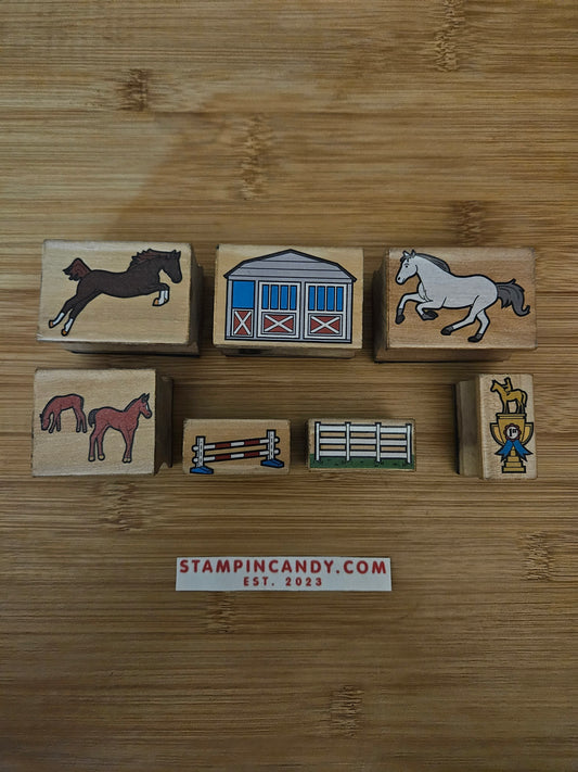 Melissa & Doug - "Horses" Stamp Set *MISSING 3 STAMPS*