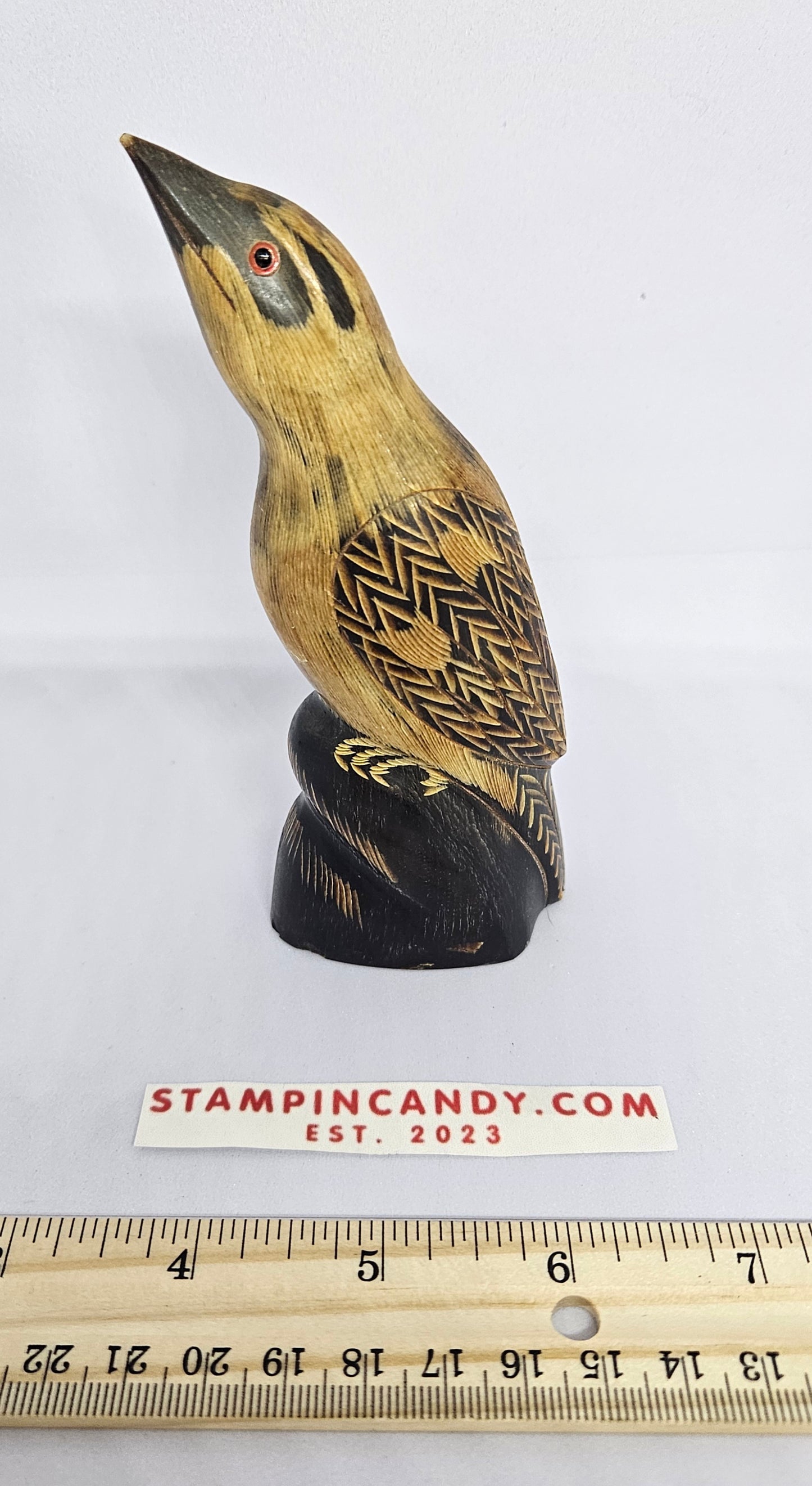 Bird Carving - Buffalo Horn