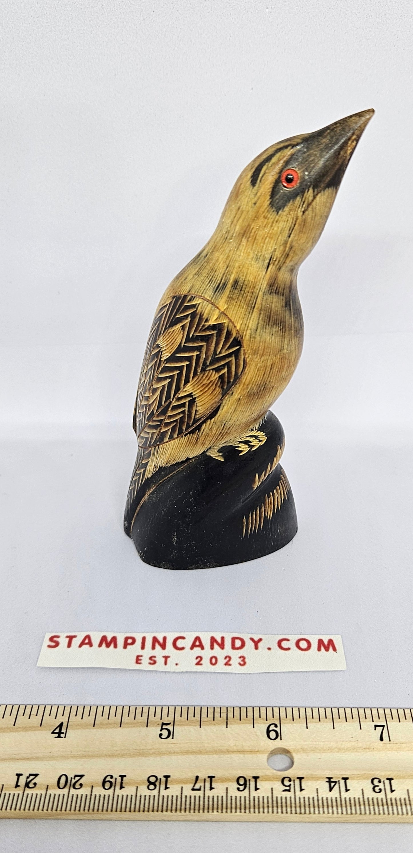 Bird Carving - Buffalo Horn